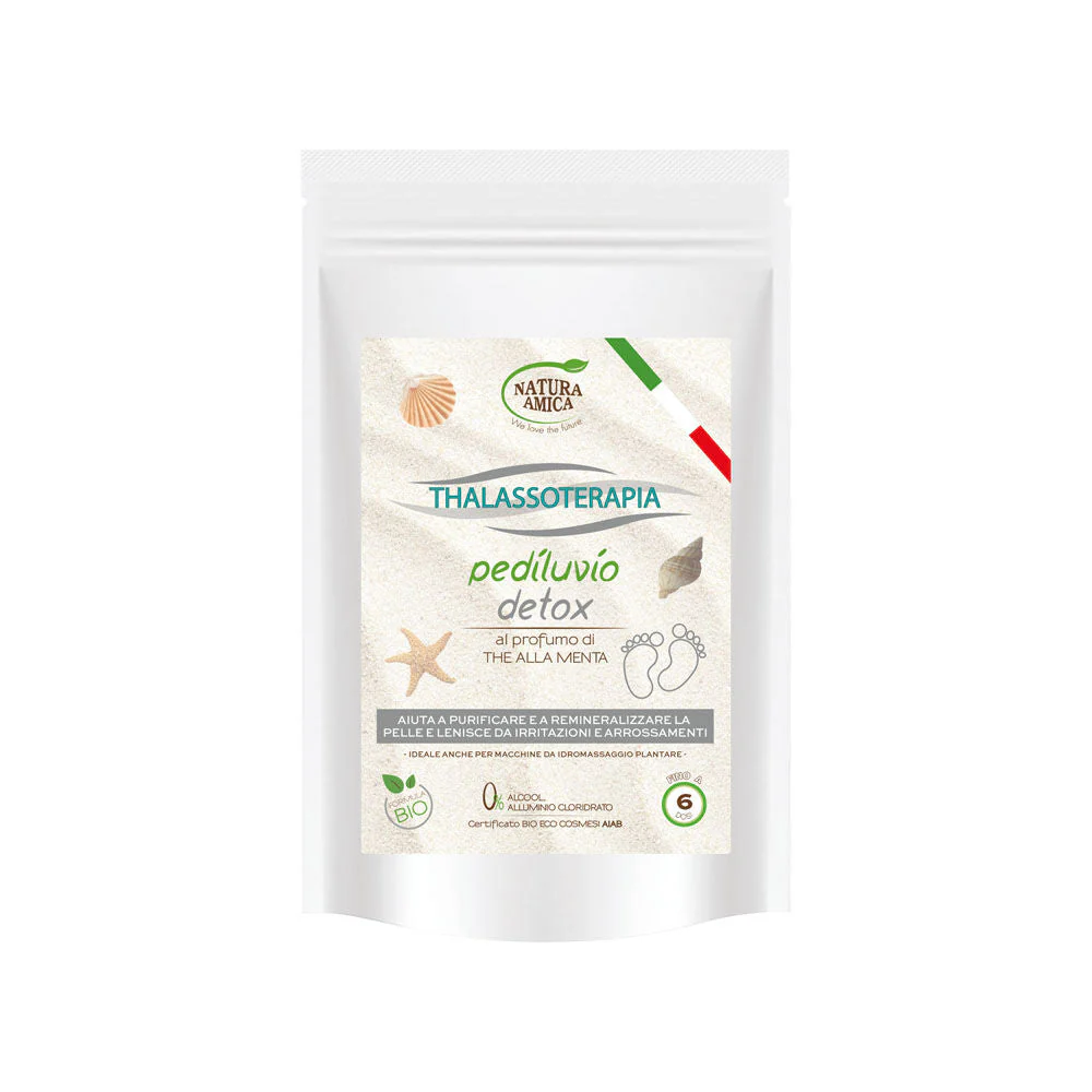 Natura Amica - Pediluvio Detox al thè alla menta - 120 g