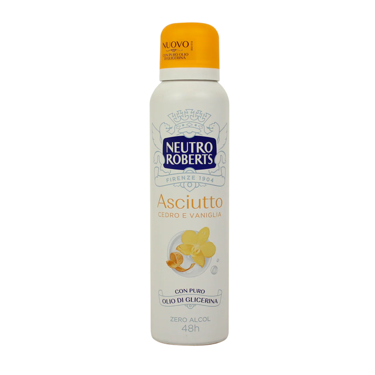 NEUTRO ROBERTS - Deodorante Asciutto Legno di Cedro e Vaniglia - 150 ML