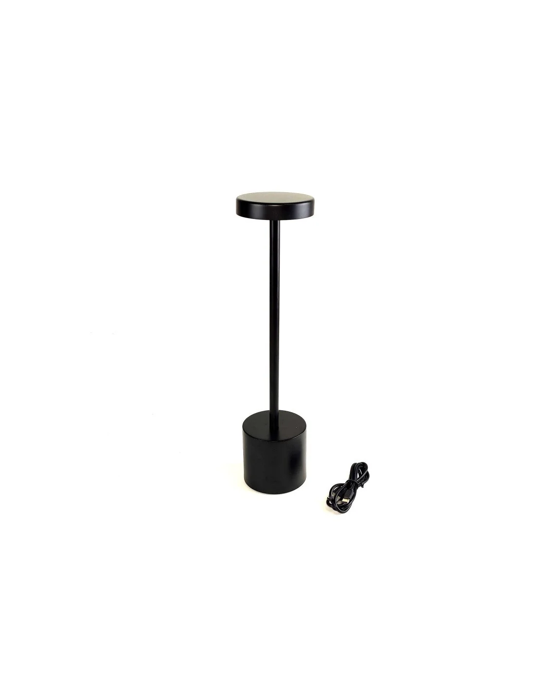New Bi Srl - Lampada Touch Nera Dimmerabile 3 Toni Metallo - Image 2