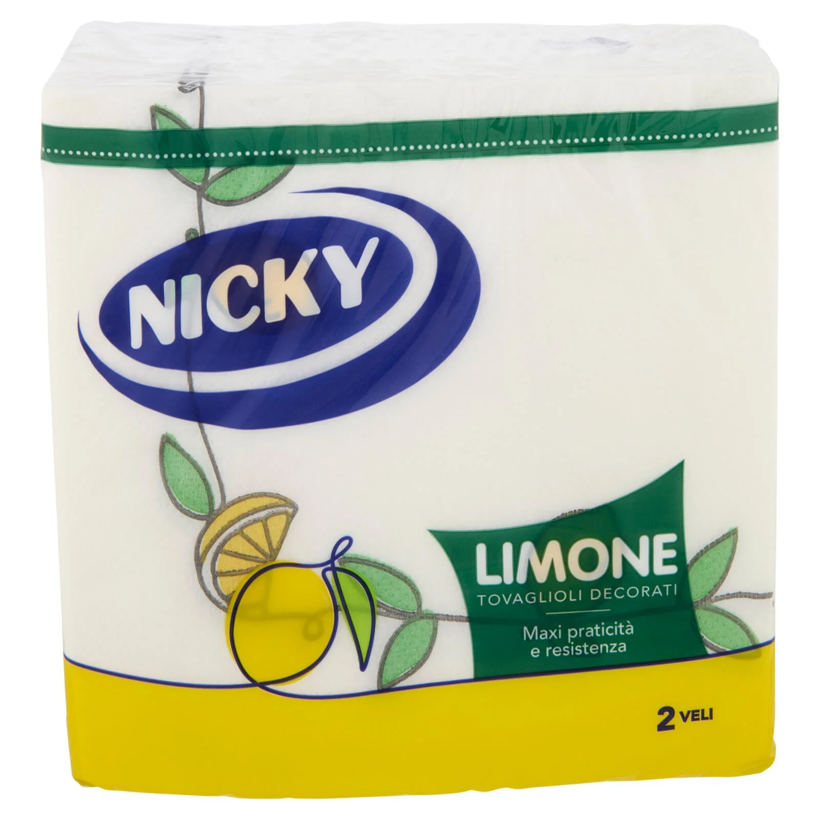 Nicky Limone Tovaglioli Decorati 2 Veli 35 pz - Image 2