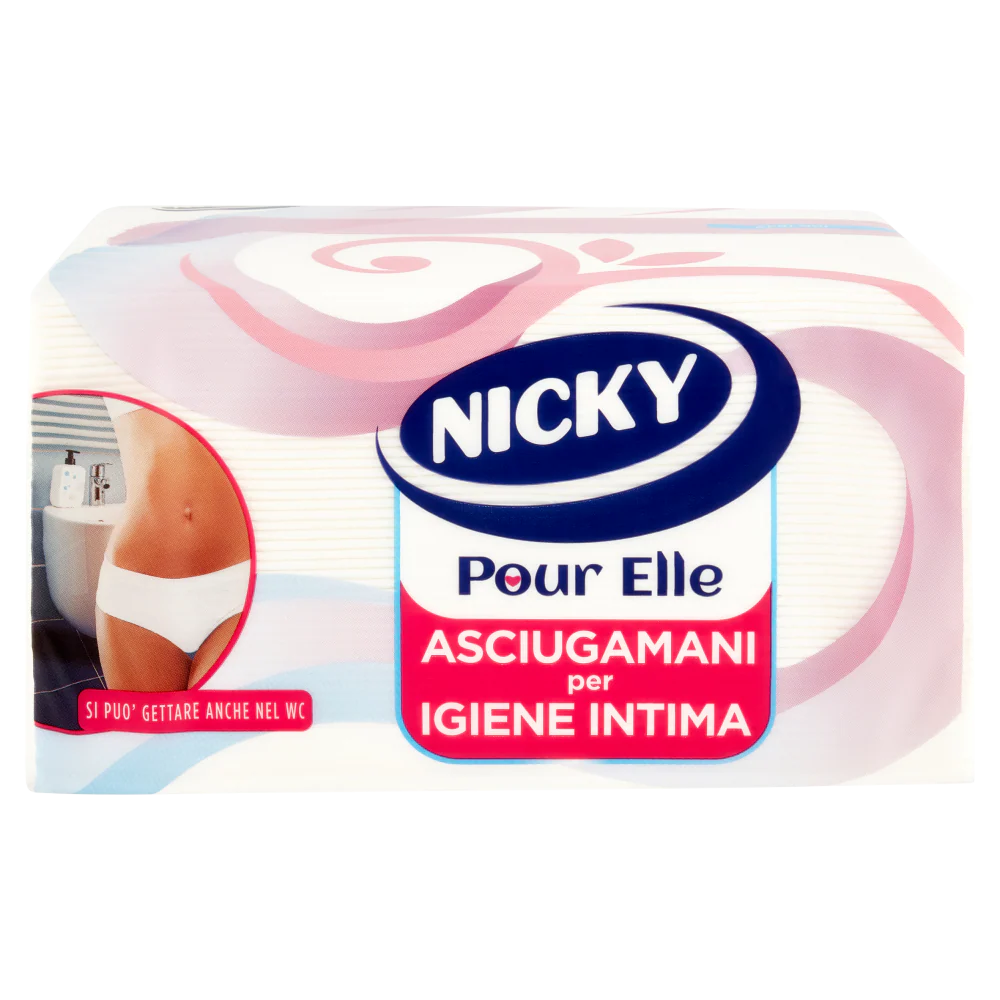 Nicky Pour Elle Asciugamani per Igiene Intima Fogli 100 pz - Image 2