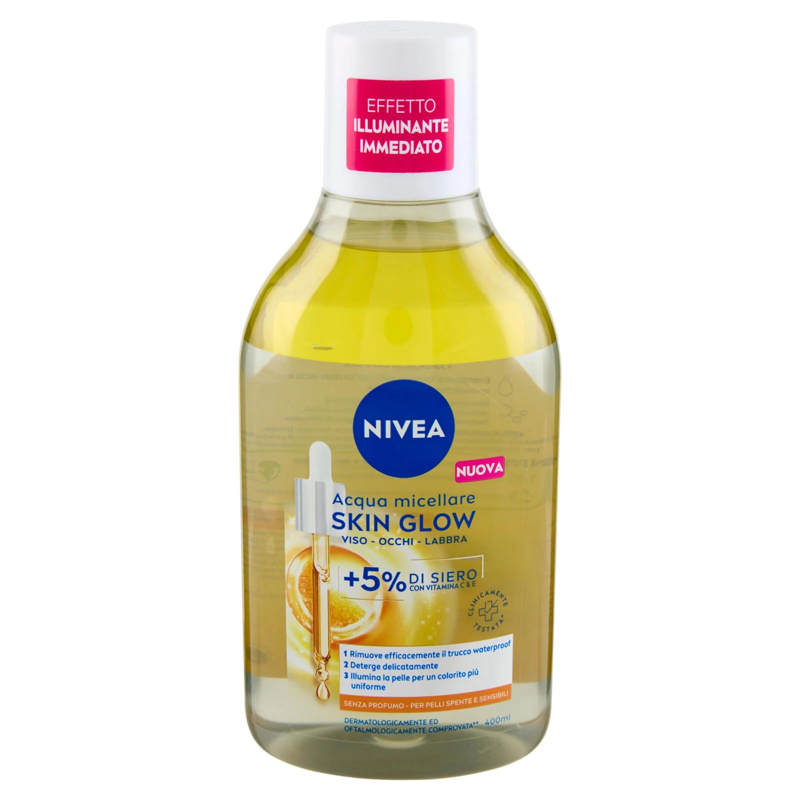 Nivea Acqua micellare Skin Glow per Pelli Spente e Sensibili 400 ml - Image 2