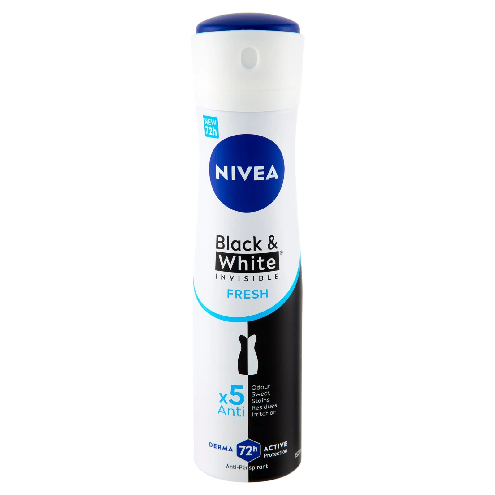 Nivea Black & White Inivisible Fresh Anti-Perspirant 150 ml - Image 2