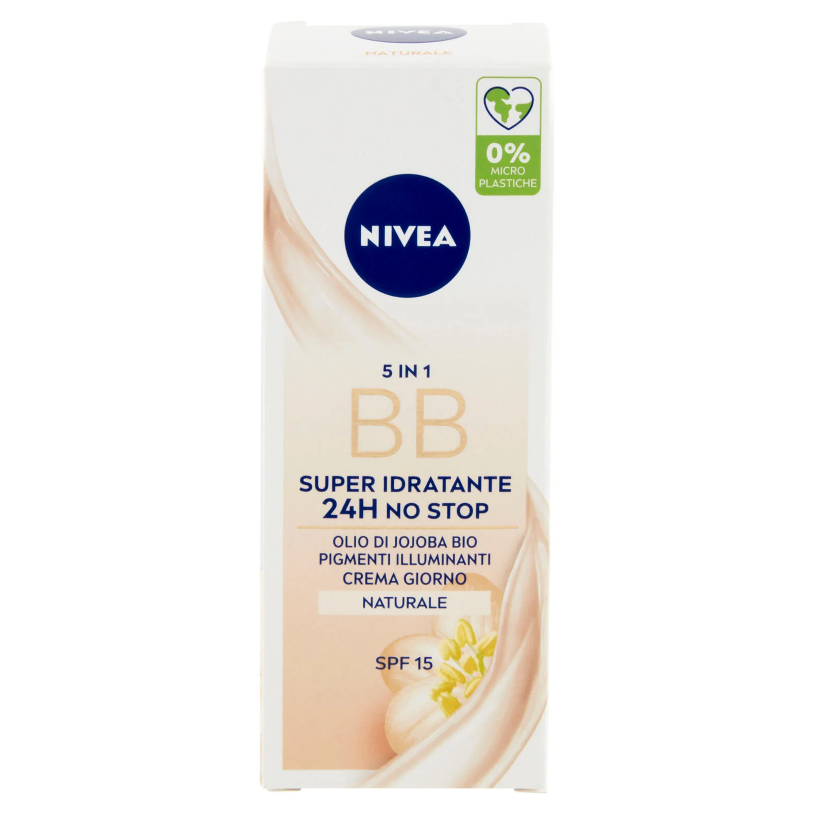Nivea 5in1 BB Super Idratante 24h No Stop Crema Giorno Naturale SPF 15 50 ml - Image 2