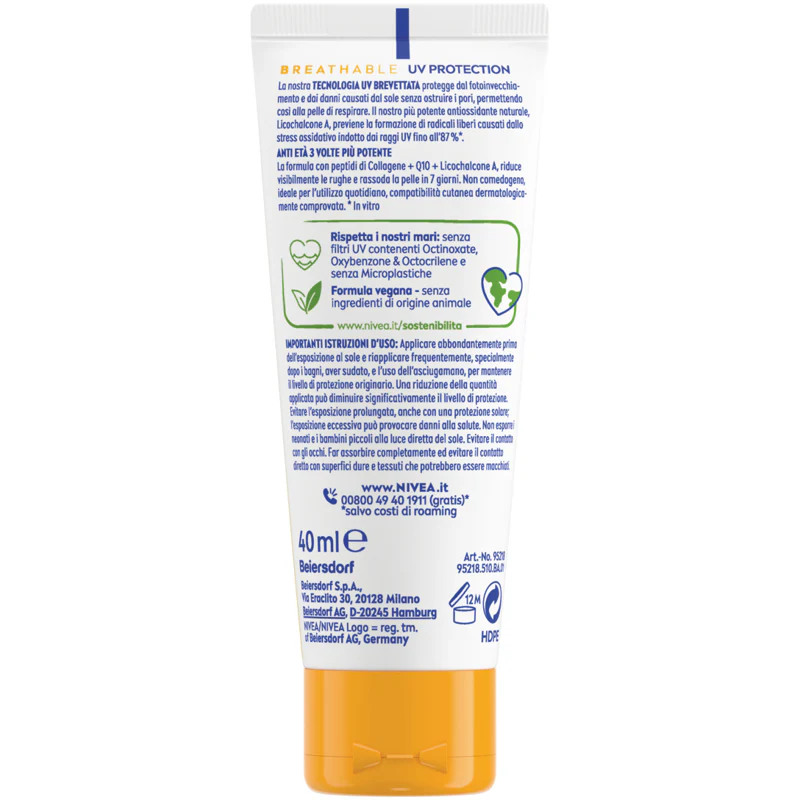 Nivea Sun Crema Viso Anti Age E Pigm FP5 - Image 2