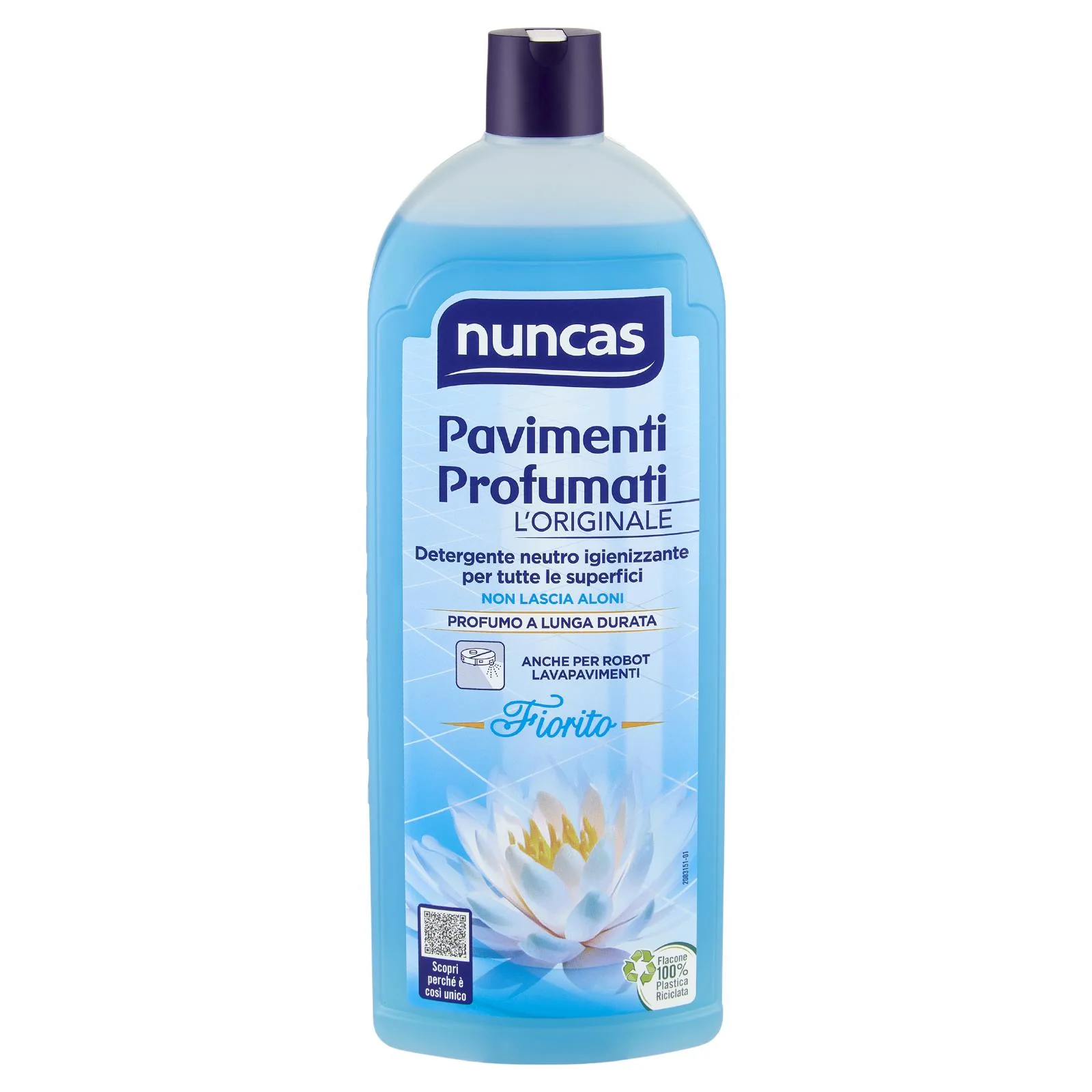 nuncas Pavimenti Profumati Detergente neutro igienizzante per tutte le superfici Fiorito 1 l - Image 2