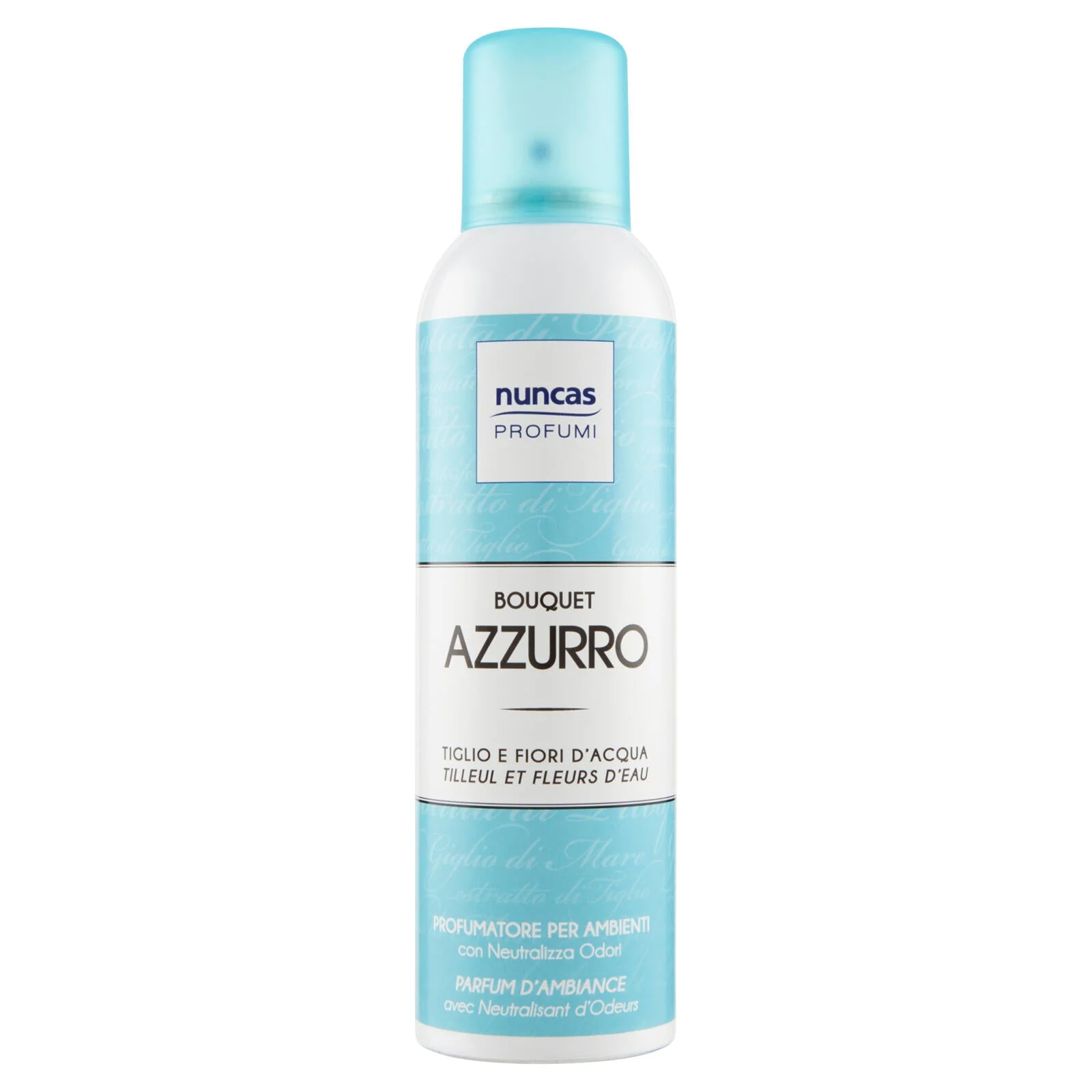 nuncas Profumi Bouquet Azzurro Tiglio e Fiori d'Acqua Profumatore per Ambienti 250 ml