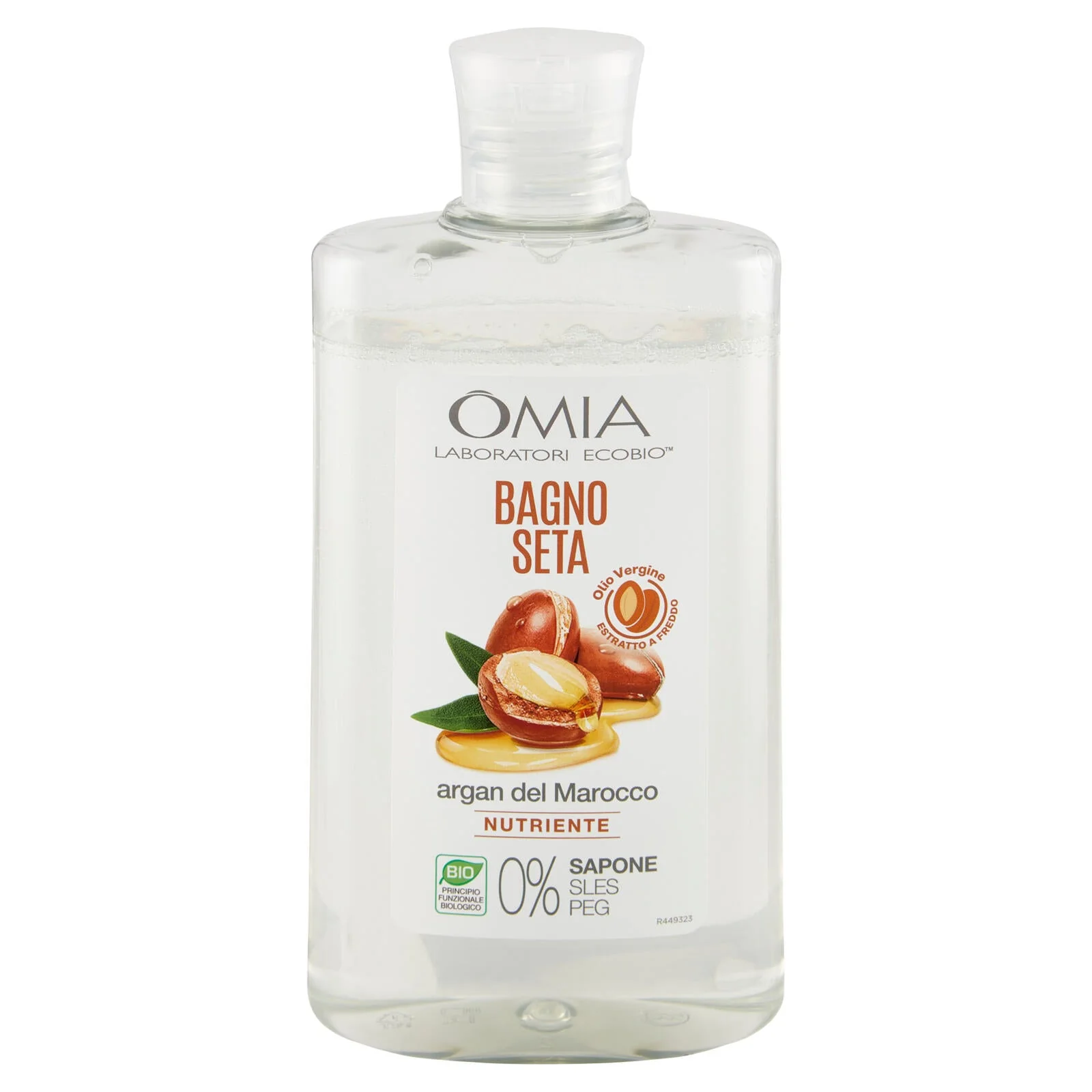 Omia Laboratori Ecobio Bagno Seta argan del Marocco Nutriente 400 ml - Image 2