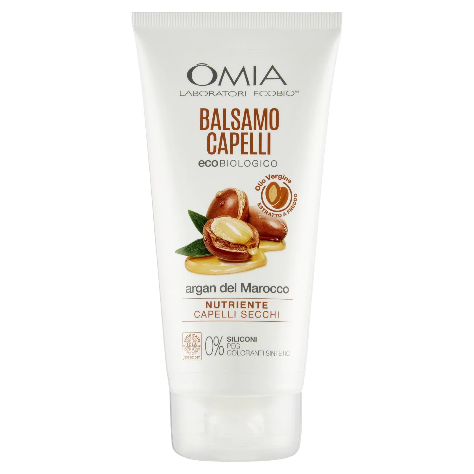 Omia Laboratori Ecobio Balsamo Capelli ecobiologico argan del Marocco Nutriente 180 ml