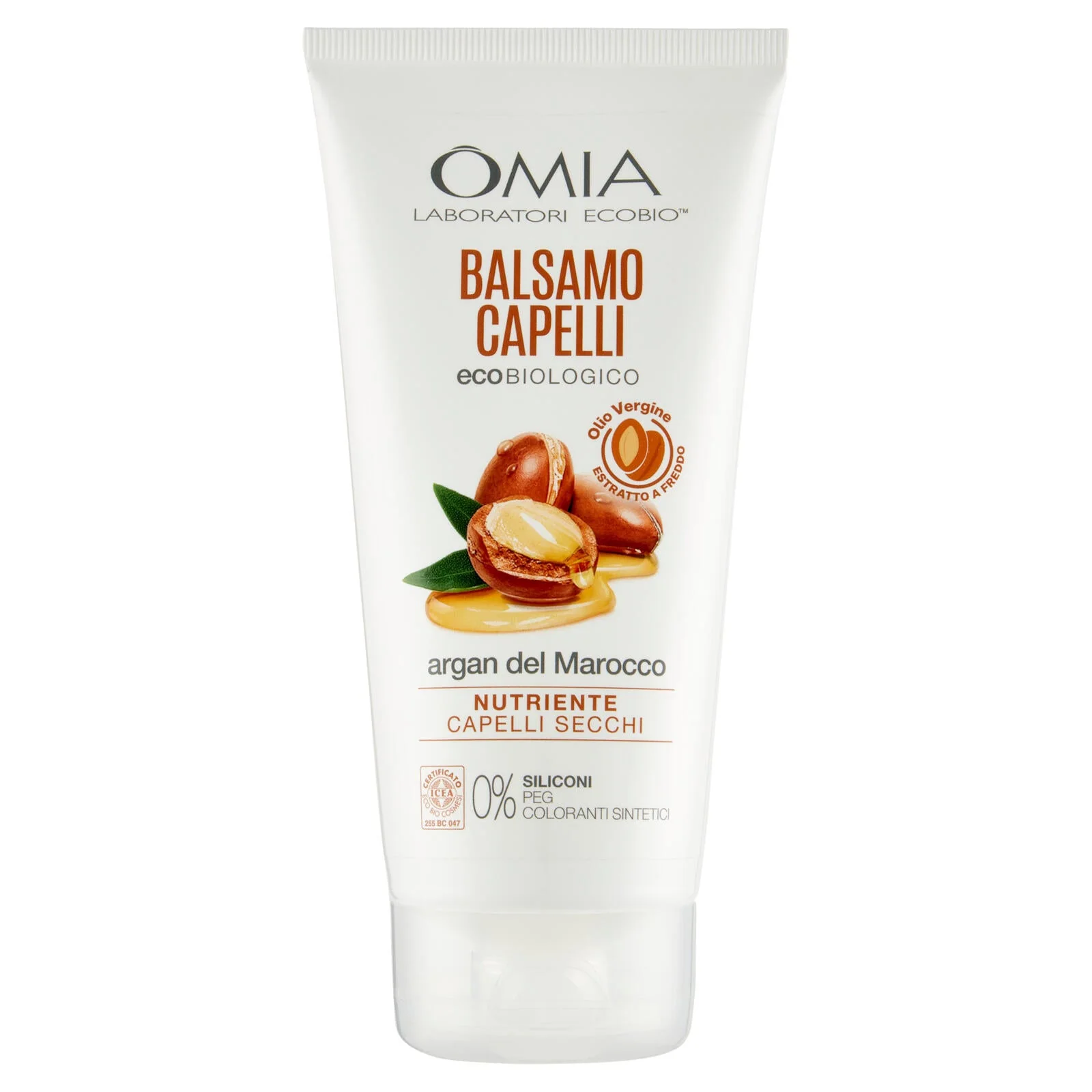 Omia Laboratori Ecobio Balsamo Capelli ecobiologico argan del Marocco Nutriente 180 ml - Image 3