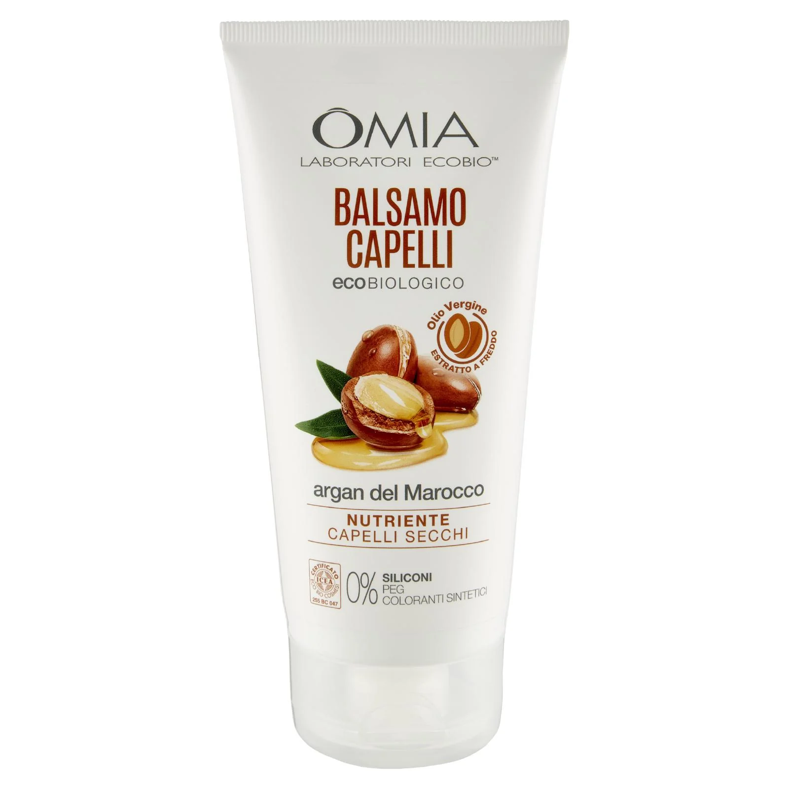 Omia Laboratori Ecobio Balsamo Capelli ecobiologico argan del Marocco Nutriente 180 ml - Image 4