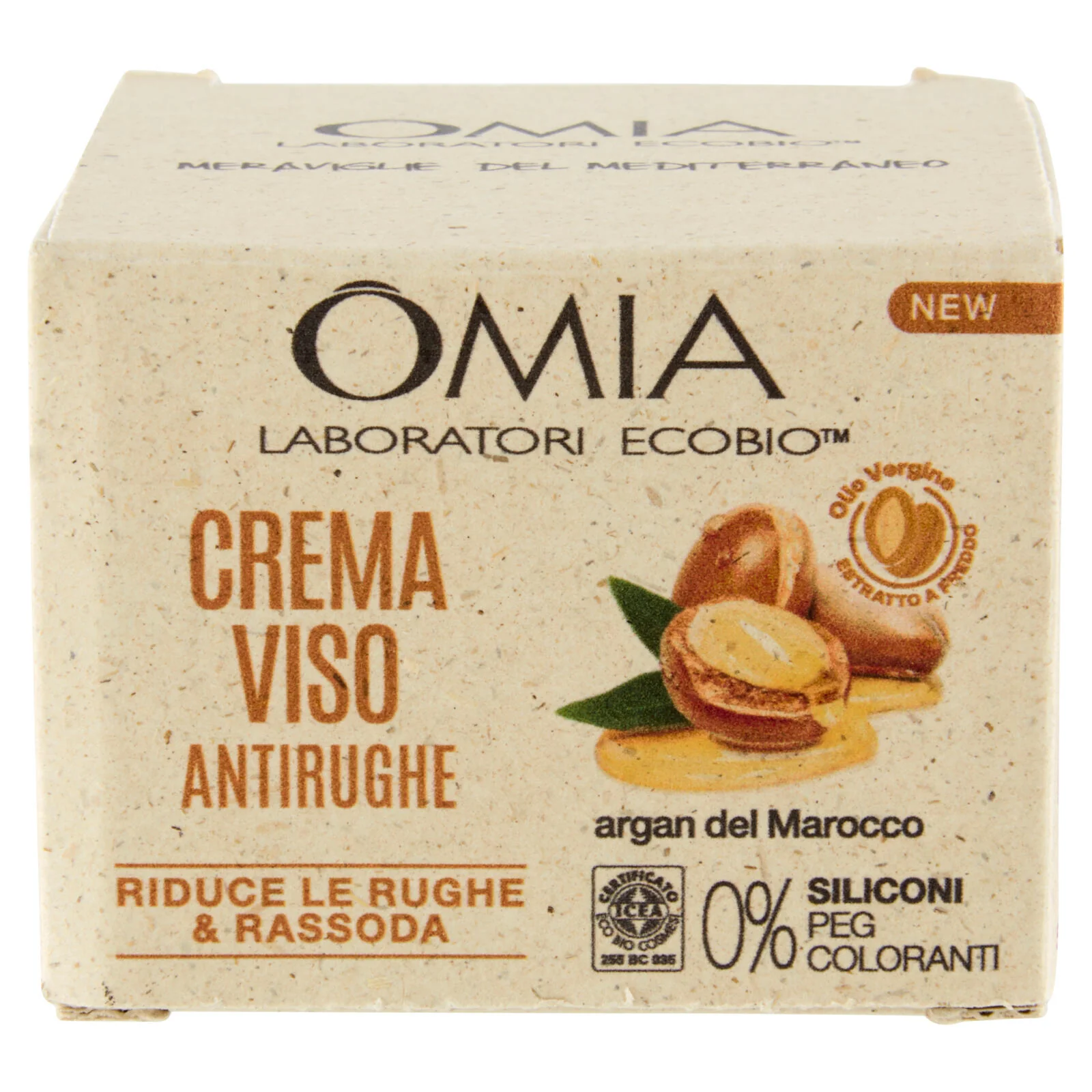 Omia Laboratori Ecobio Crema Viso Antirughe argan del Marocco 50 ml - Image 2