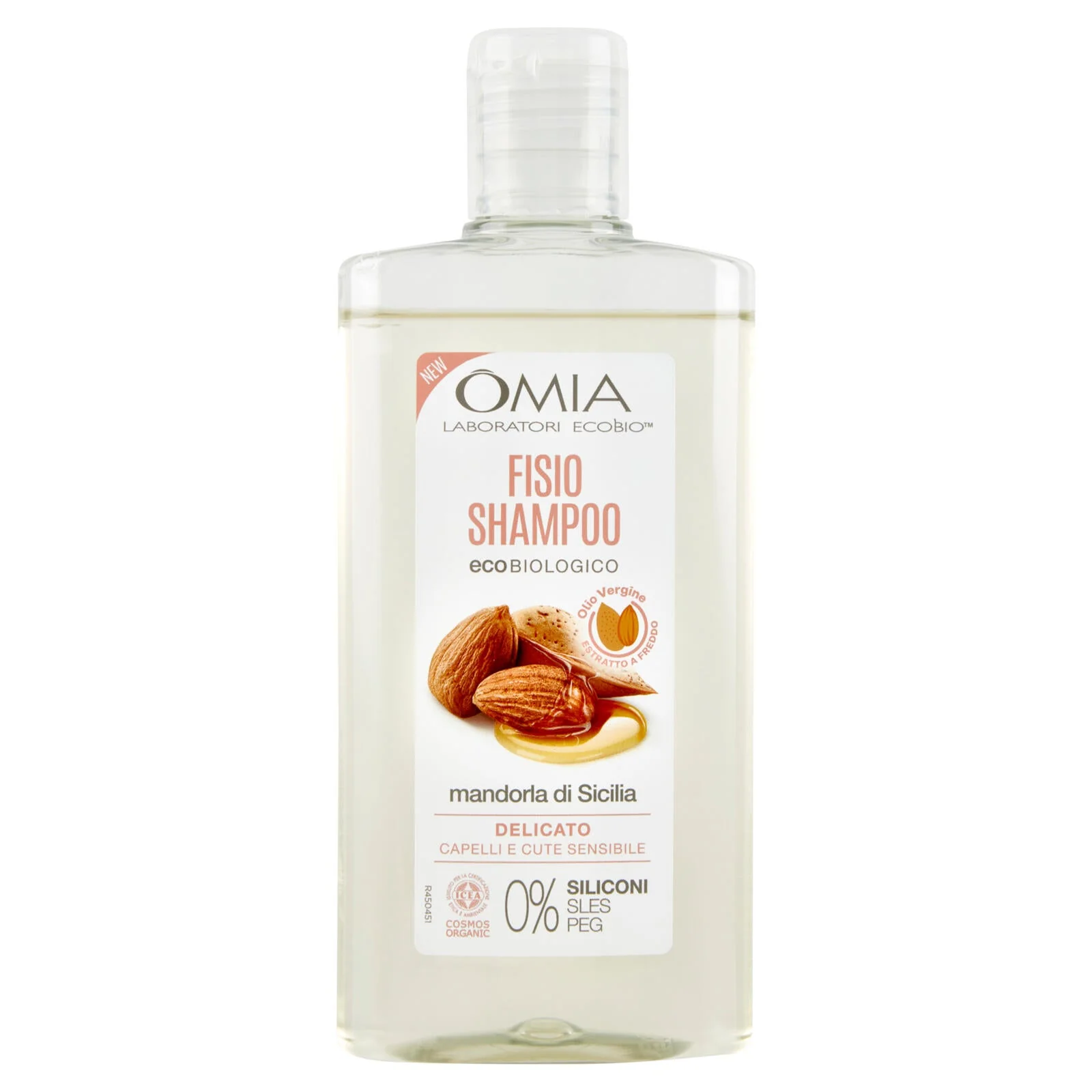 Omia Laboratori Ecobio Fisio Shampoo ecobiologico mandorla di Sicilia Delicato 200 ml