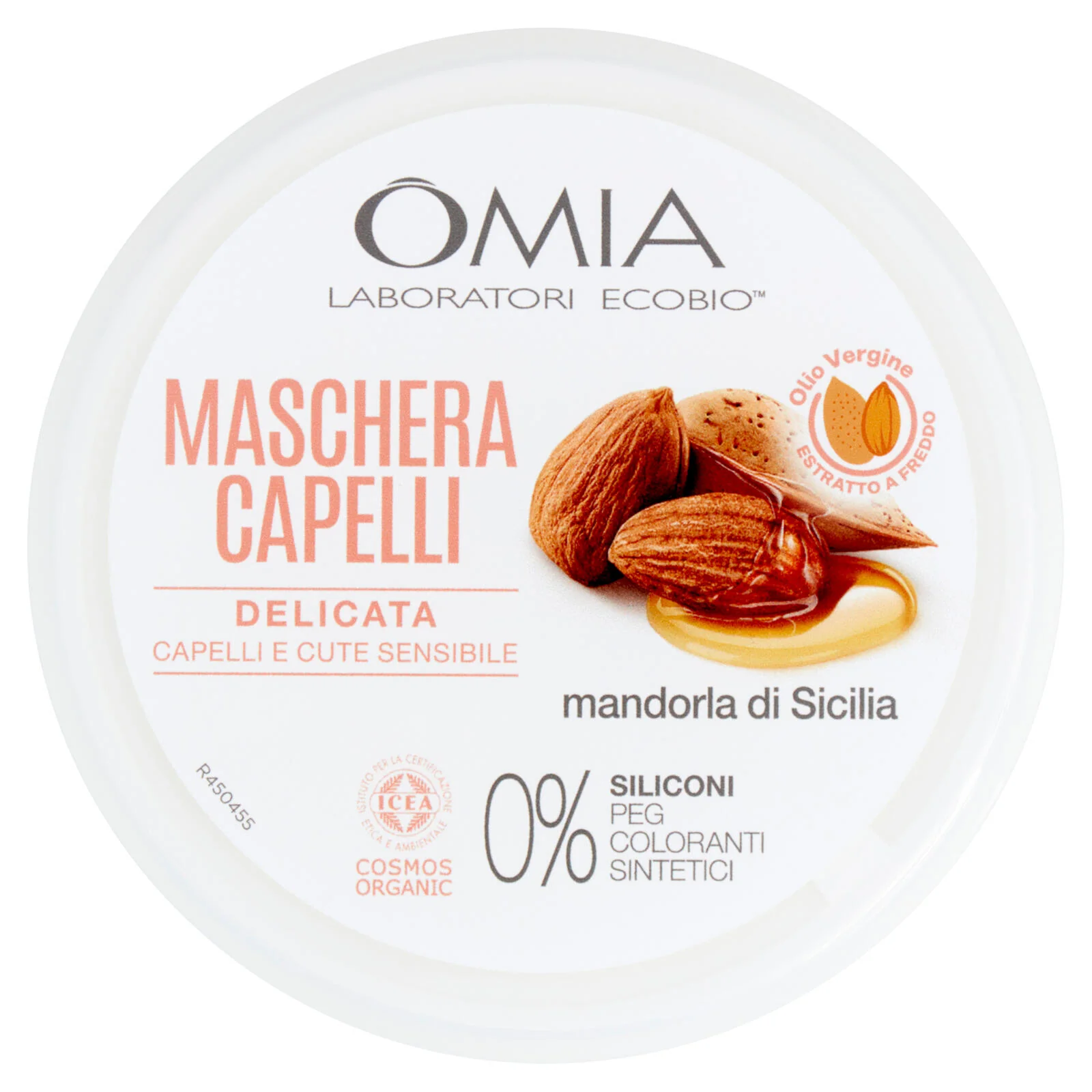 Omia Laboratori Ecobio Maschera capelli mandorla di Sicilia Delicata 250 ml
