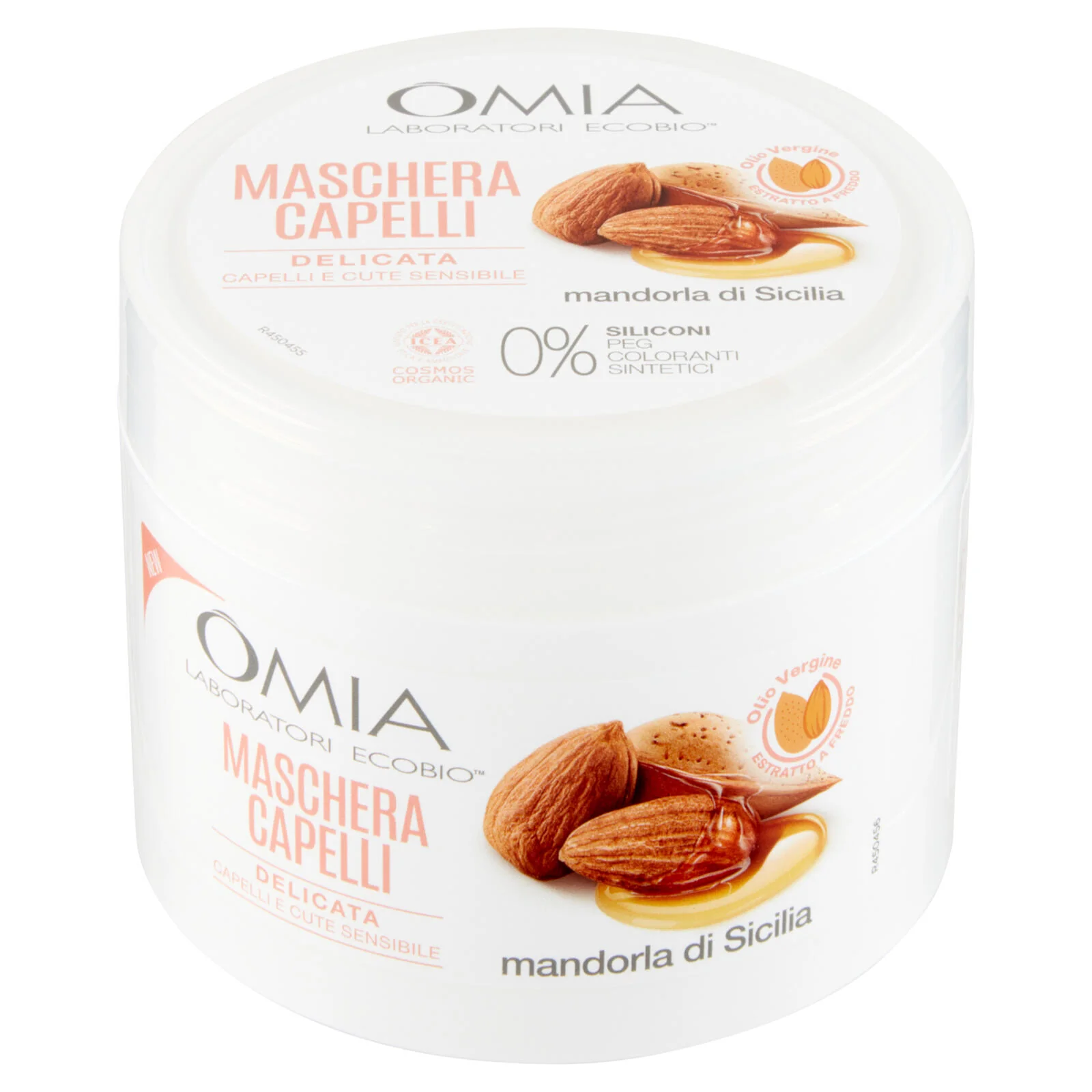 Omia Laboratori Ecobio Maschera capelli mandorla di Sicilia Delicata 250 ml - Image 2