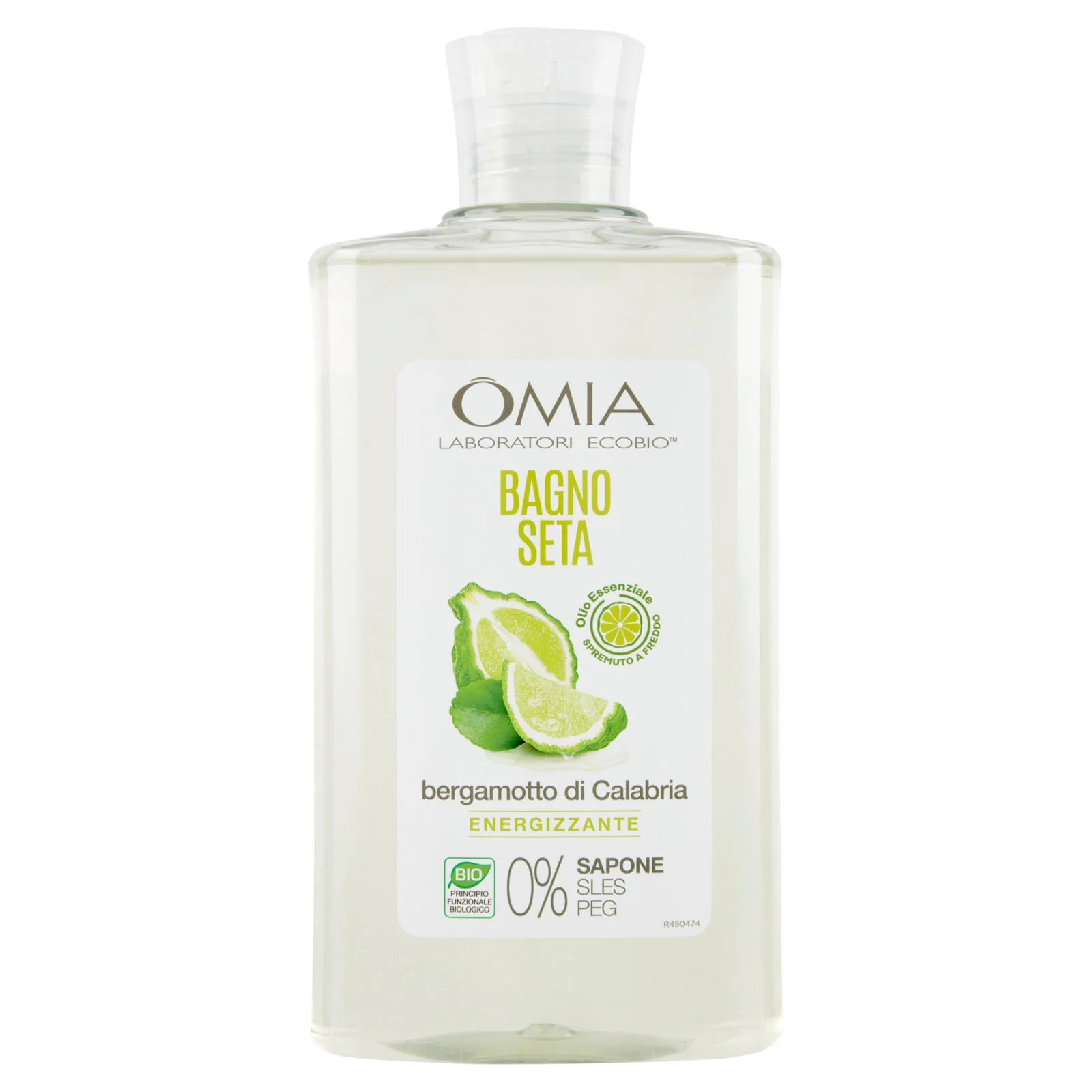 Omia Laboratori Ecobio Omia Bagno Seta bergamotto di Calabria Energizzante 400 ml