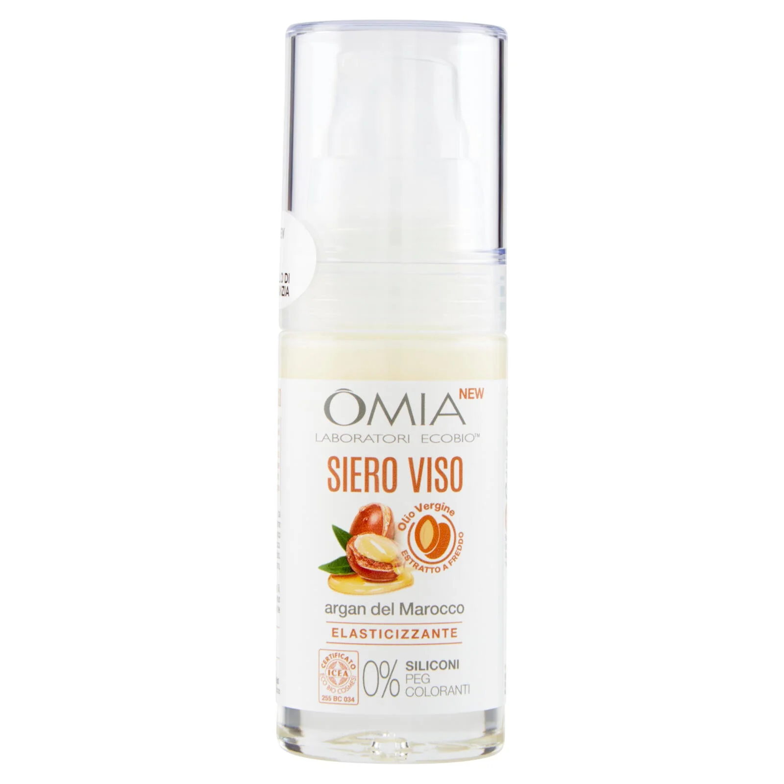 Omia Laboratori Ecobio Siero Viso argan del Marocco Elasticizzante 30 ml