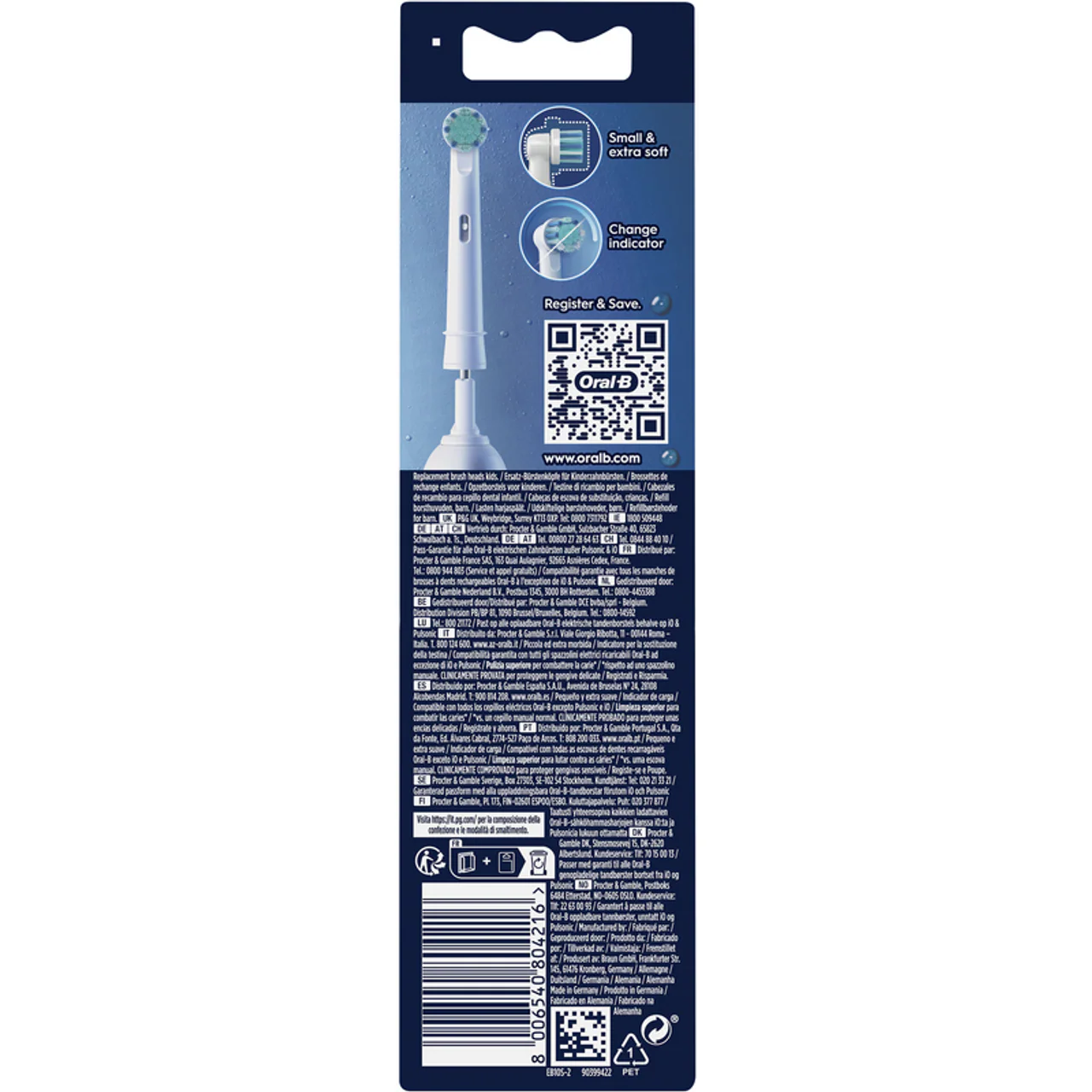 ORAL B - RICAMBIO SPAZZOLINO ELETTRICO PRO KIDS 3+ FROZEN - 2 PEZZI - Image 2
