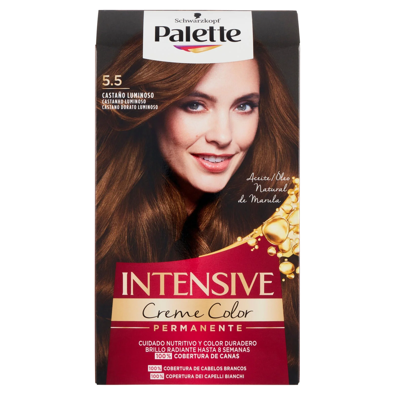 Palette Intensive Creme Color 5.5 Castano Dorato Luminoso