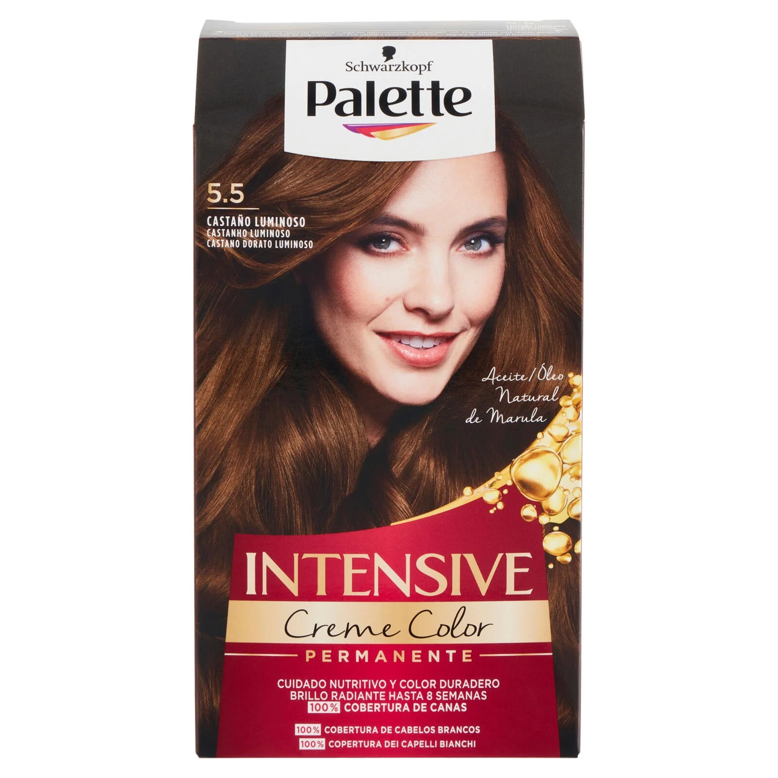 Palette Intensive Creme Color 5.5 Castano Dorato Luminoso - Image 2