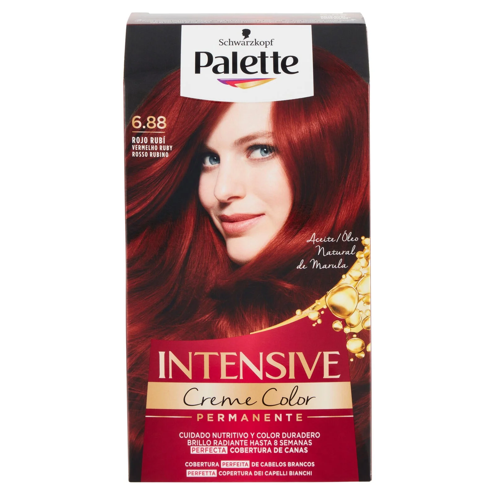 Palette Intensive Creme Color 6.88 Rosso Rubino - Image 2