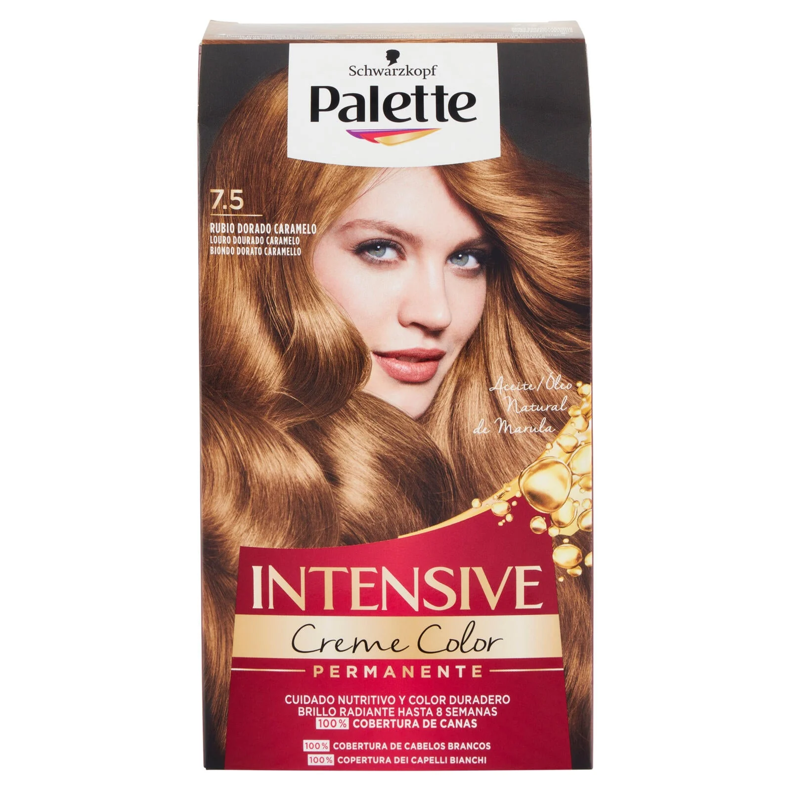 Palette Intensive Creme Color 7.5 Biondo Dorato Caramello - Image 2