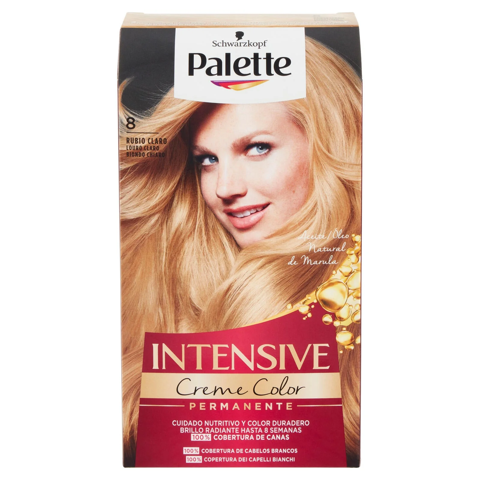 Palette Intensive Creme Color 8 Biondo Chiaro - Image 2