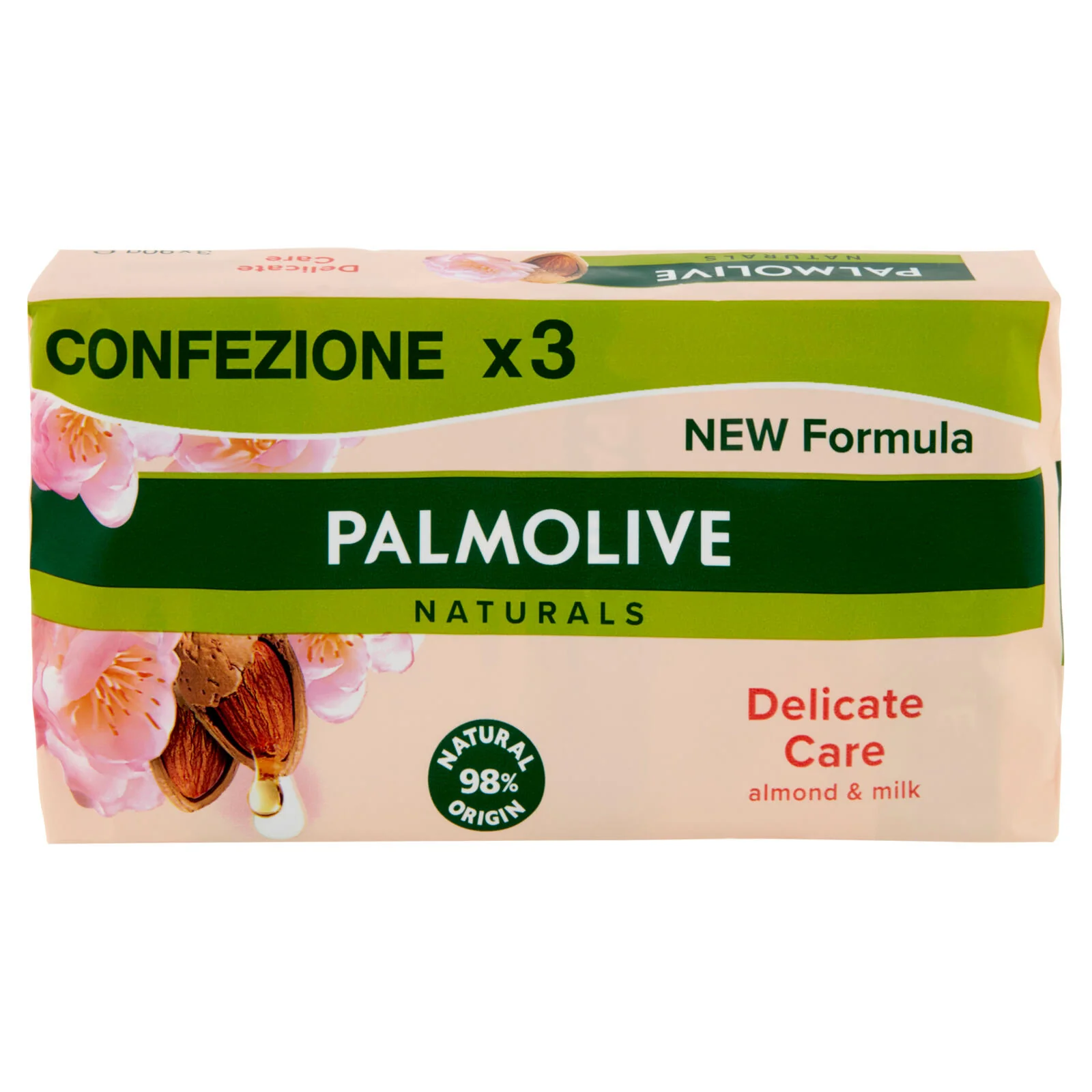 Palmolive sapone solido Naturals Latte e Mandorla 3x90 g - Image 2