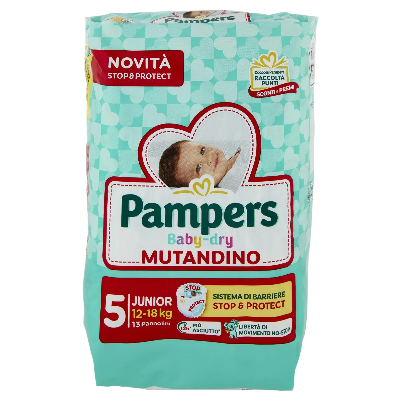 Pampers Baby-dry Mutandino Junior 13 pz - Image 2