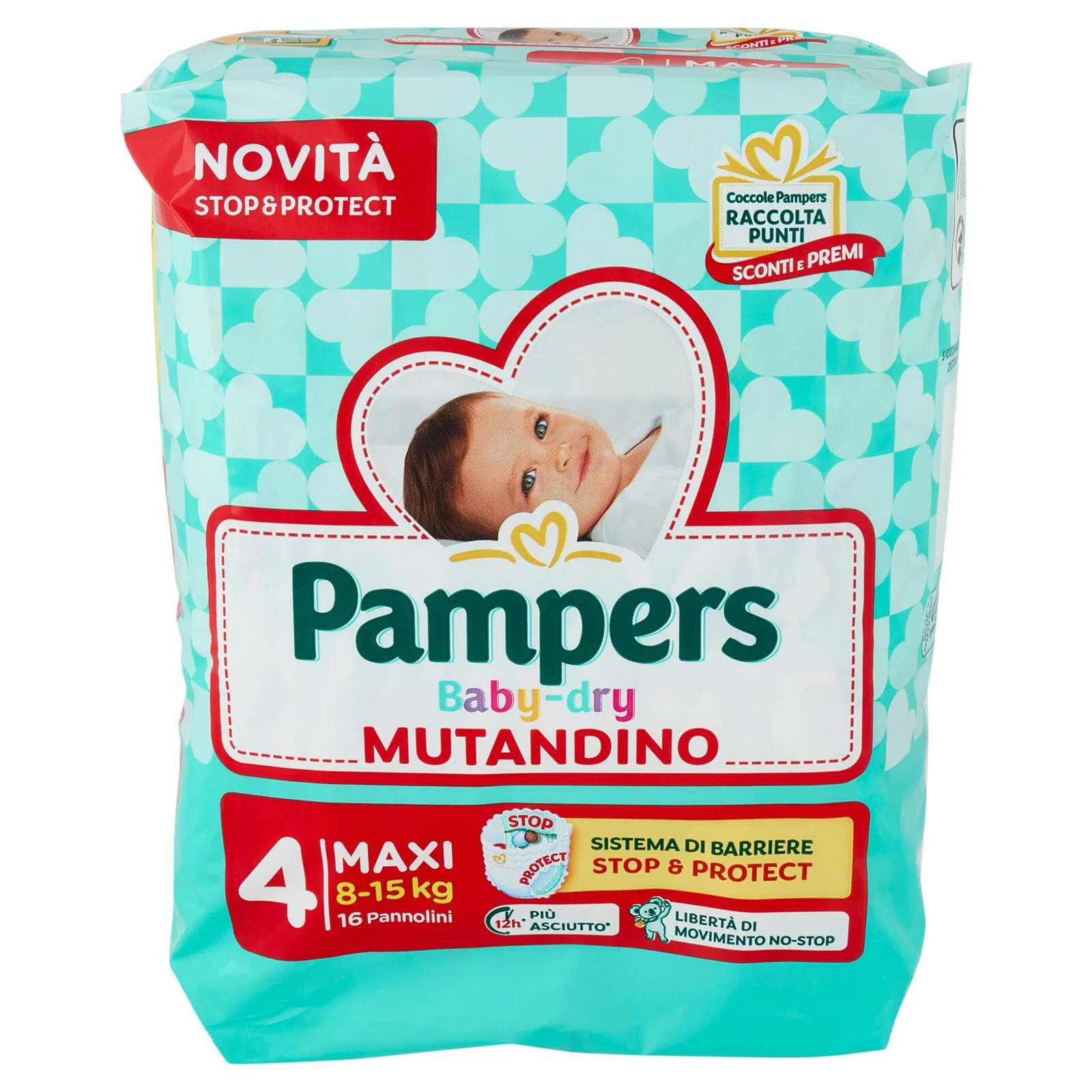 Pampers Baby-dry Mutandino Maxi 16 pz - Image 2