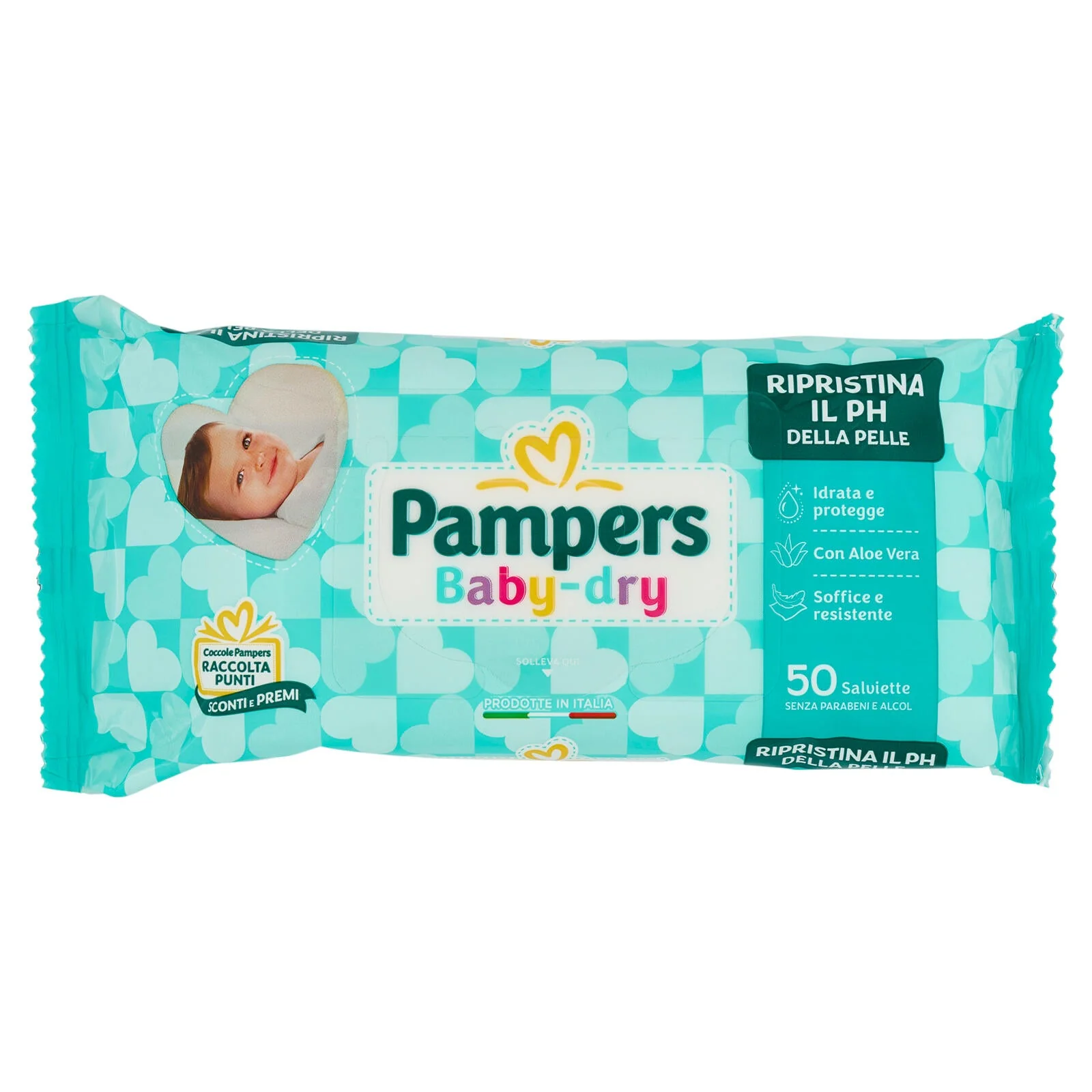 Pampers Baby-dry Salviette 50 pz