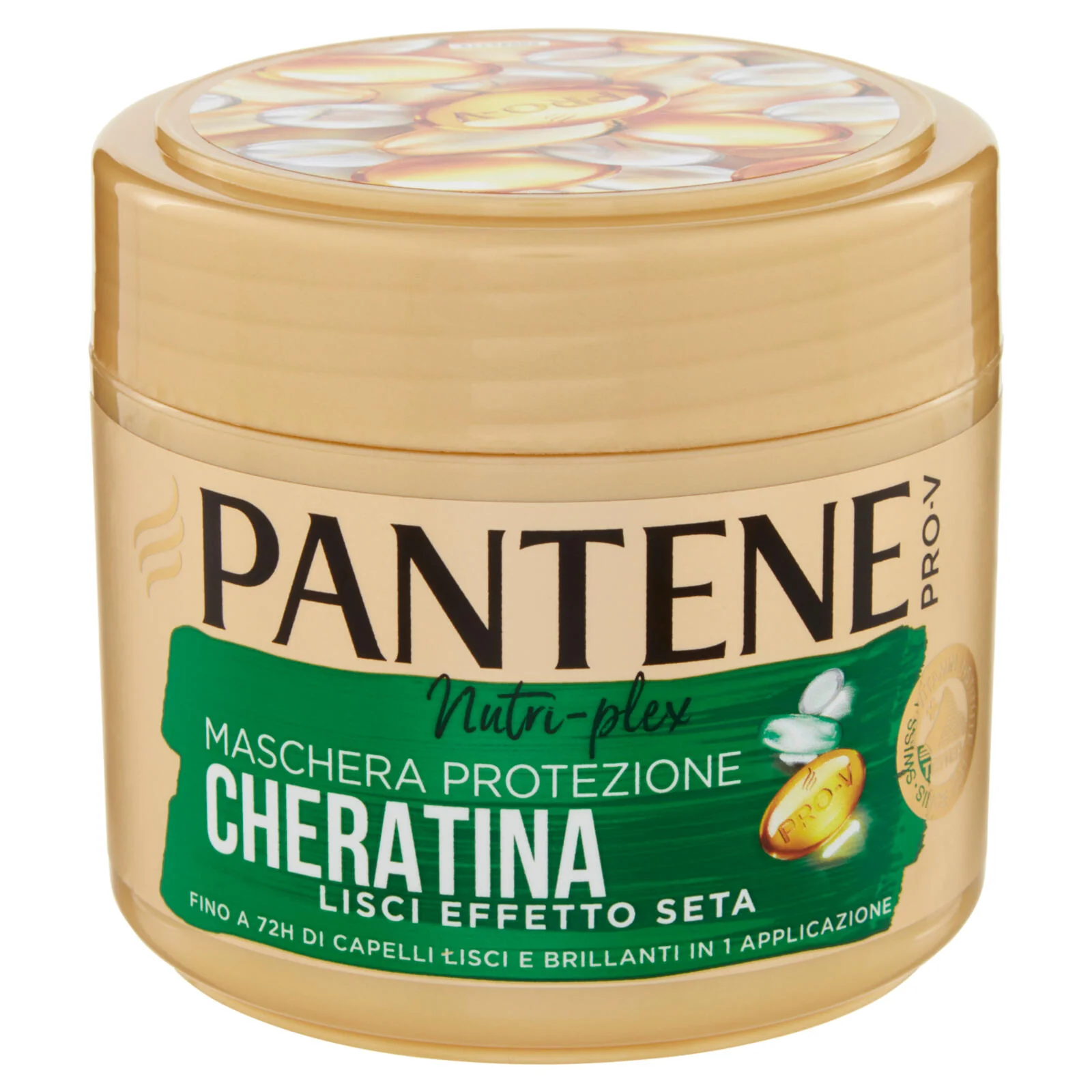Pantene Pro-V Nutri-plex Maschera Protezione Cheratina Lisci Effetto Seta 300 ml - Image 2