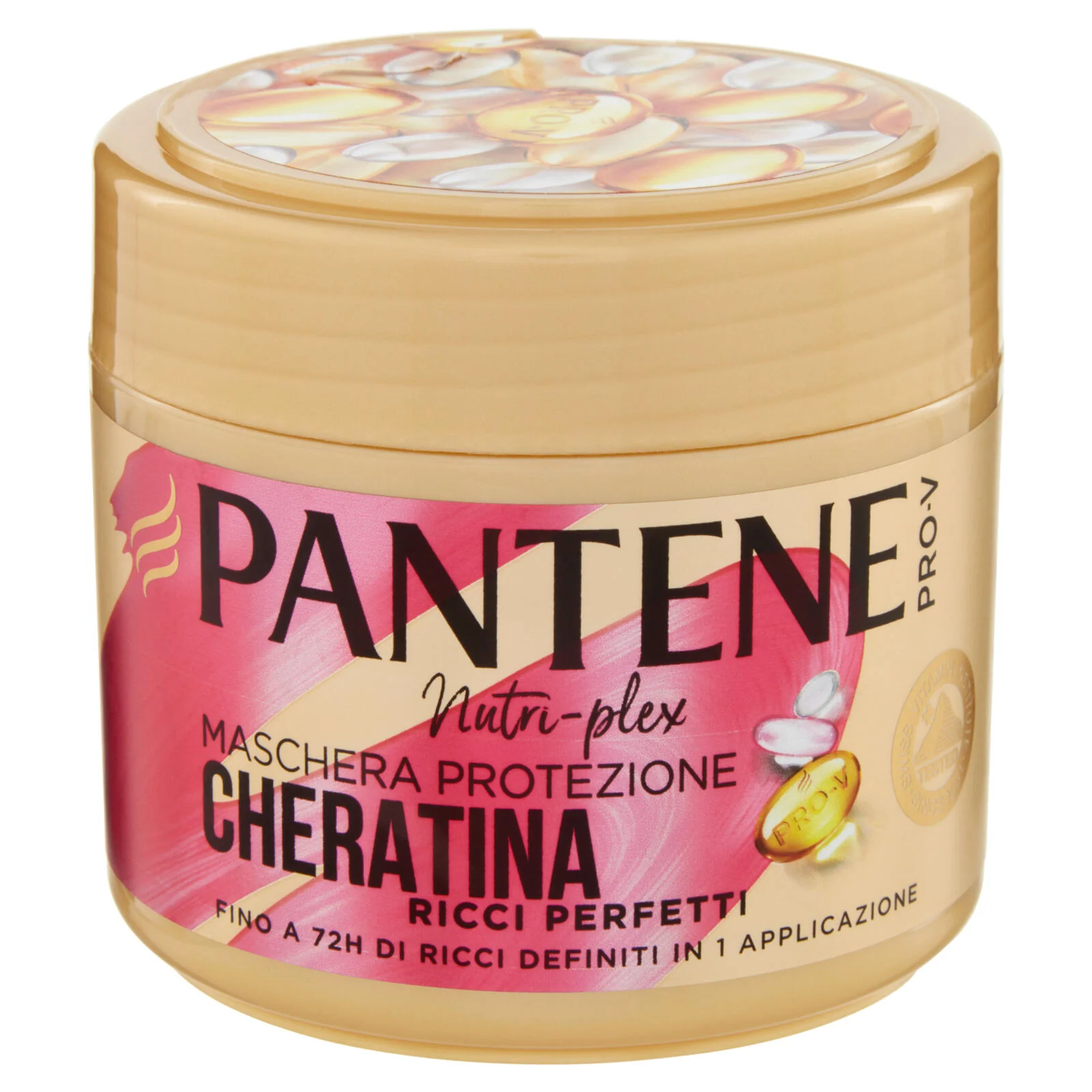 Pantene Pro-V Nutri-plex Maschera Protezione Cheratina Ricci Perfetti 300 ml - Image 2