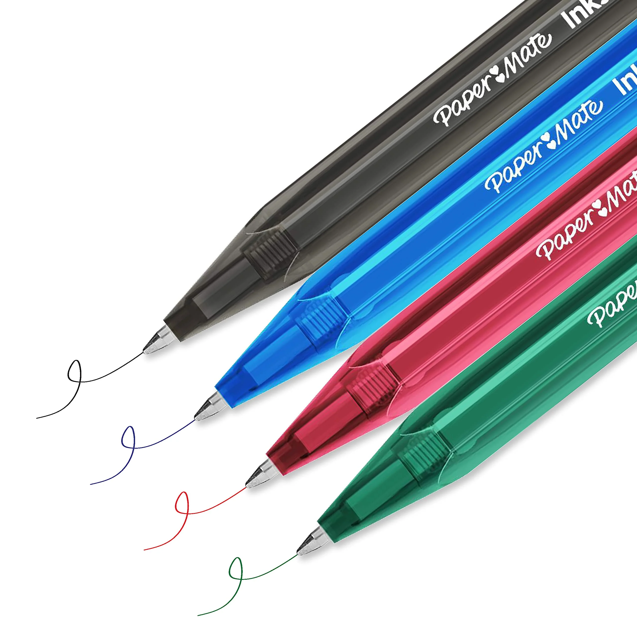 Papermate InkJoy 100 Penna a Sfera a Scatto, Punta Media da 1.0 mm, Confezione da 10, Colori Assortiti - Image 7