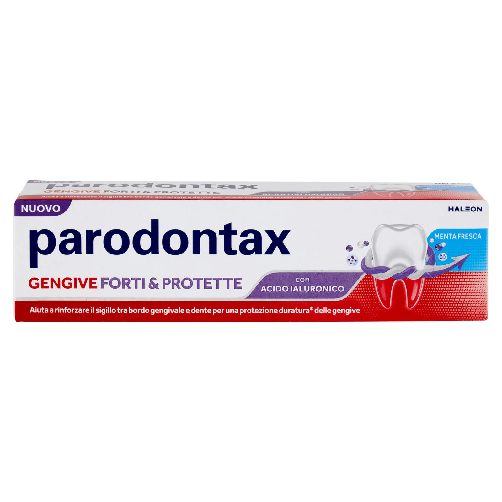 Parodontax Dentifricio Gengive Forti & Protette con Acido Ialuronico Gusto Menta Fresca 75 ml - Image 2