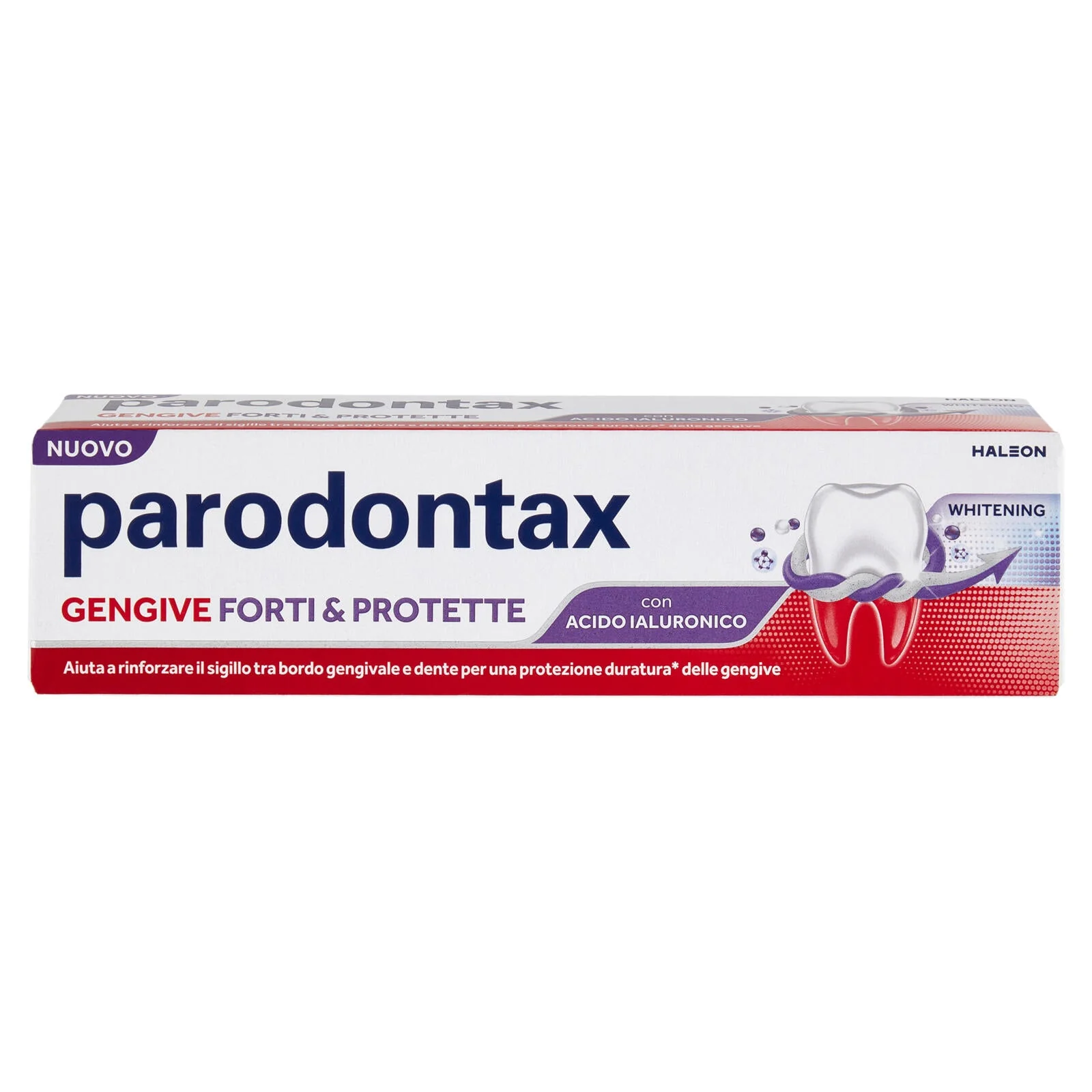 Parodontax Dentifricio Gengive Forti & Protette Whitening con Acido Ialuronico 75 ml - Image 2