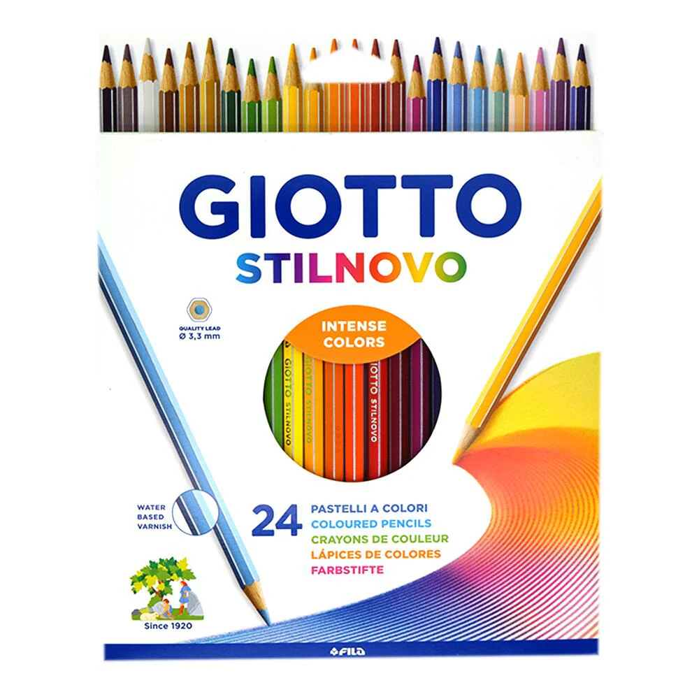 Pastello legno Giotto Stilnovo - 24 colori