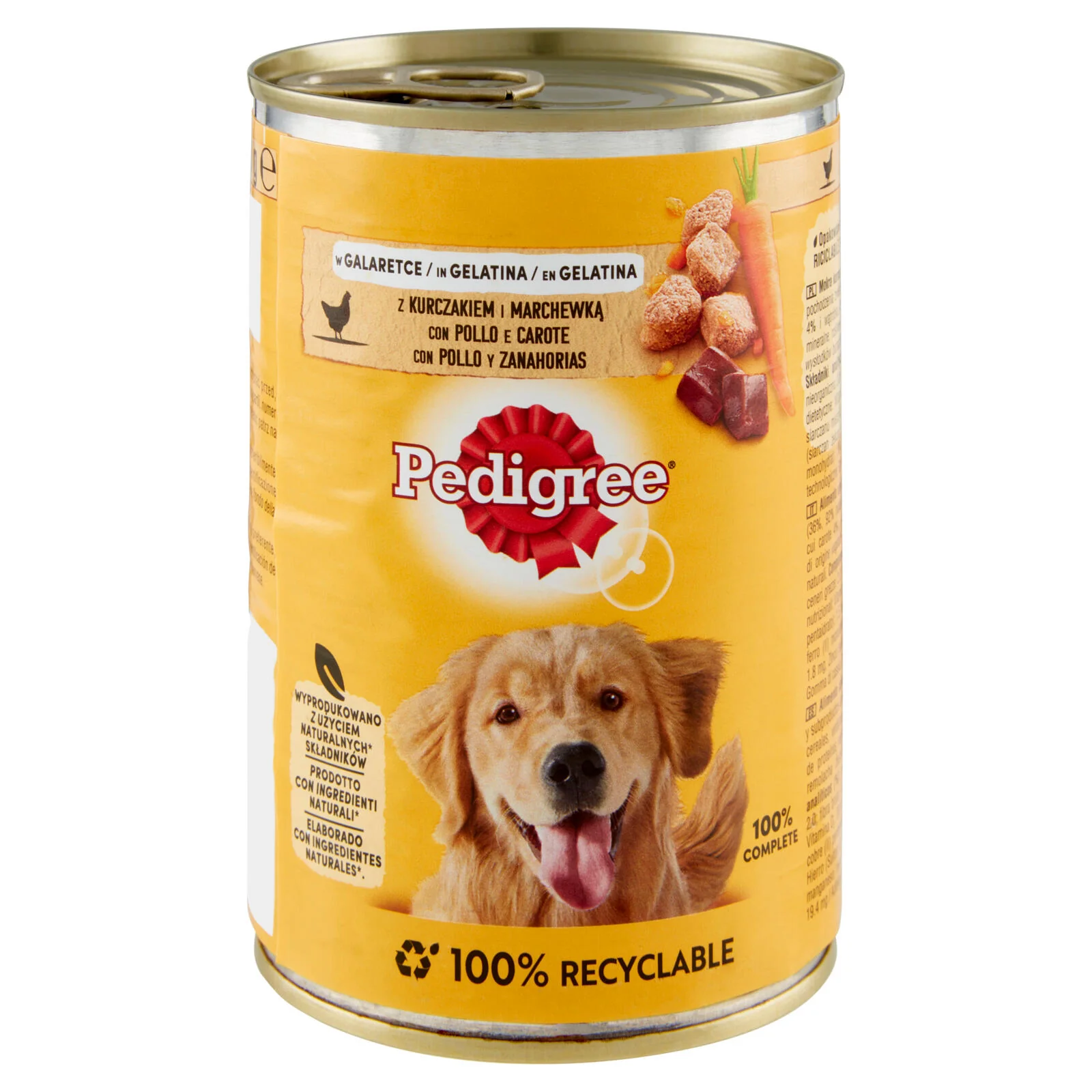 Pedigree Cibo Umido Cane con Pollo e Carote in Gelatina 400 g - Image 2