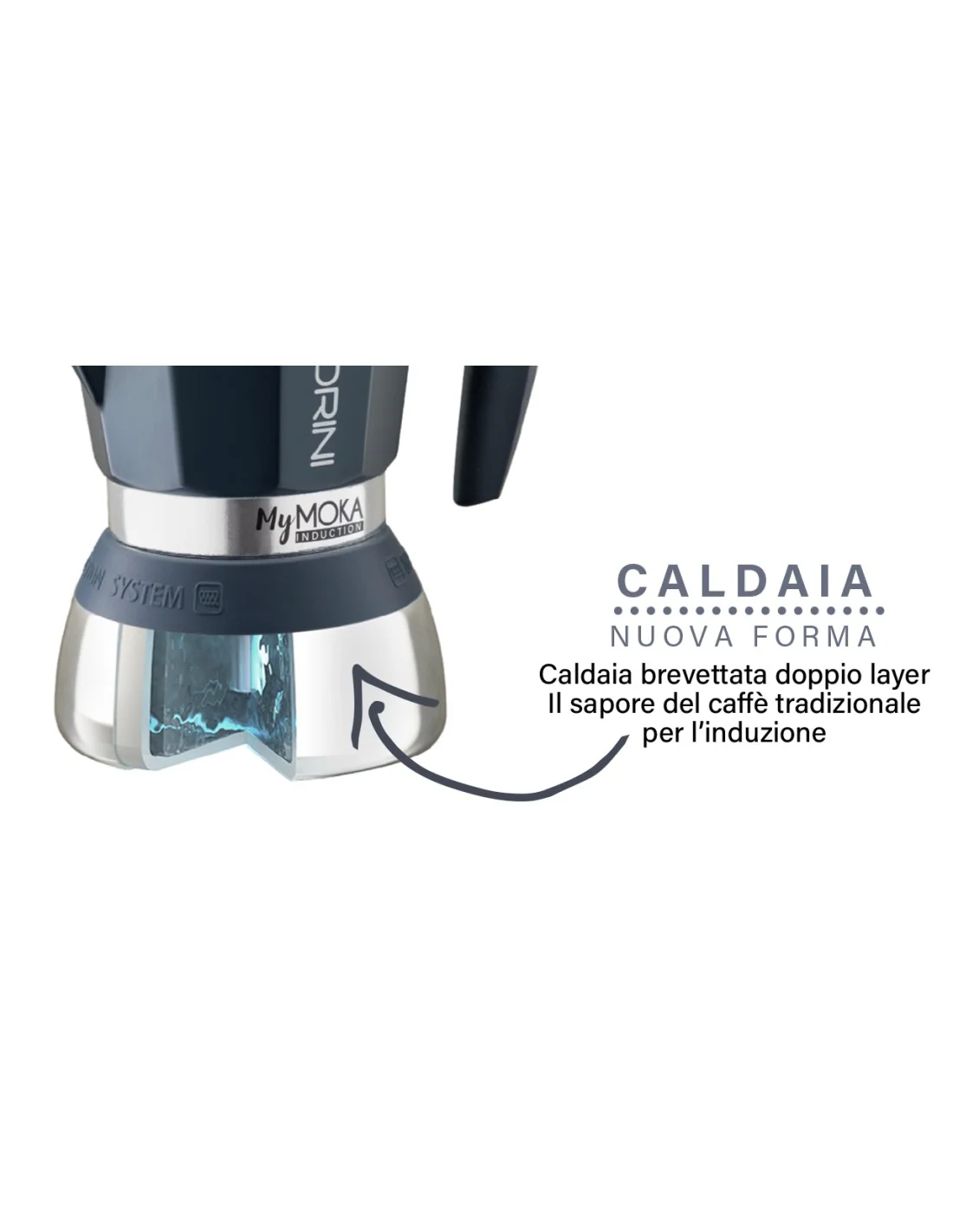 Pedrini - Caffettiera Mymoka Induction - 6 Tazze - Image 3