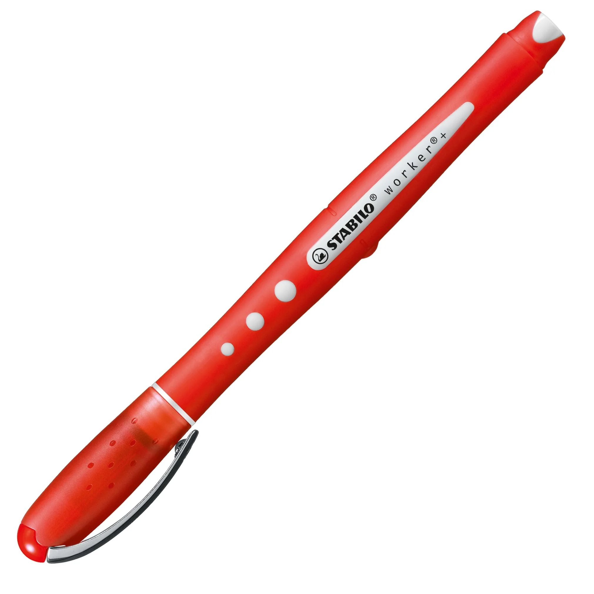 Penna Roller - STABILO worker+ colorful - Tratto 0,5 mm - Rosso - Image 4