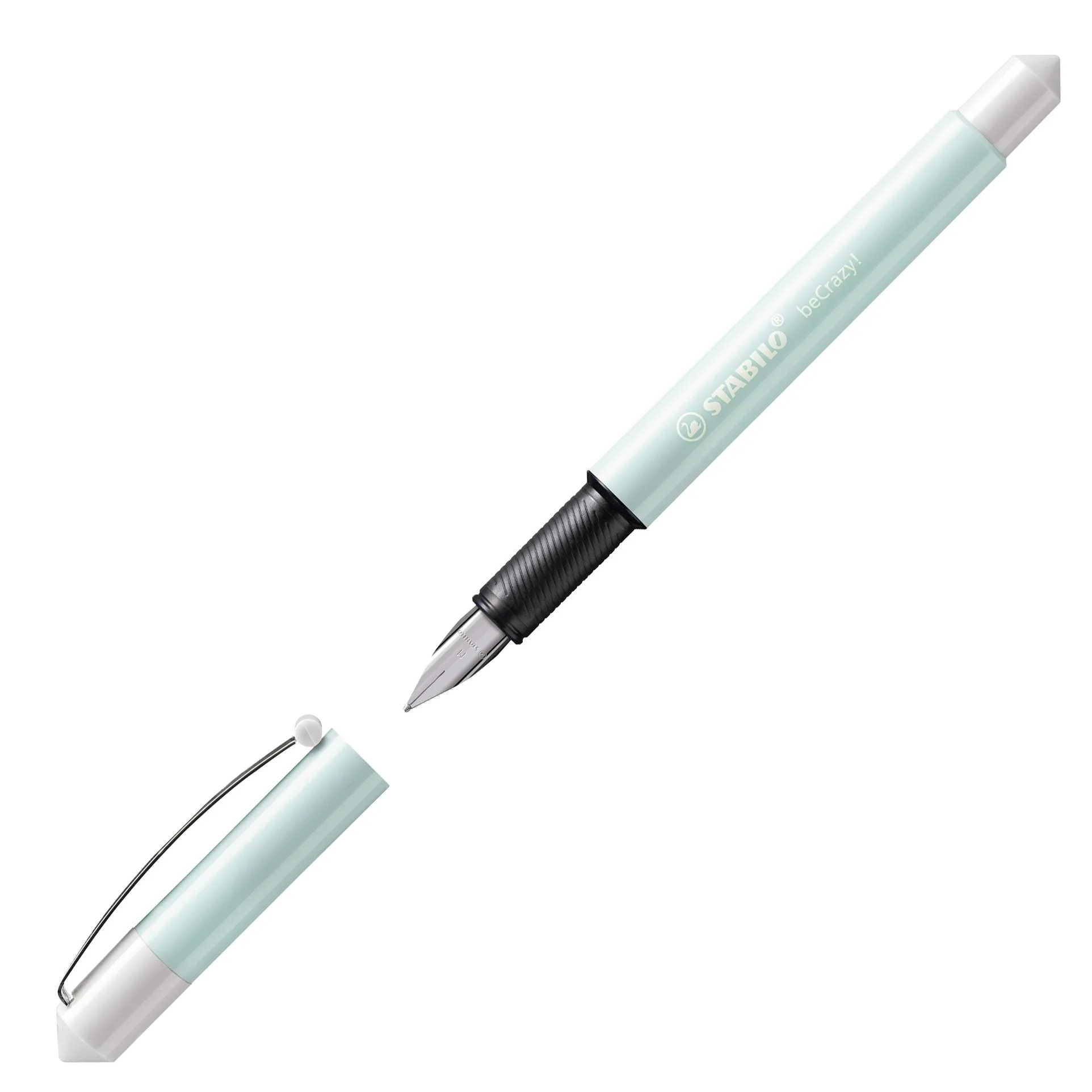 Penna Stilografica - STABILO beCrazy! Pastel in Turchese - Cartuccia Blu inclusa - Image 6