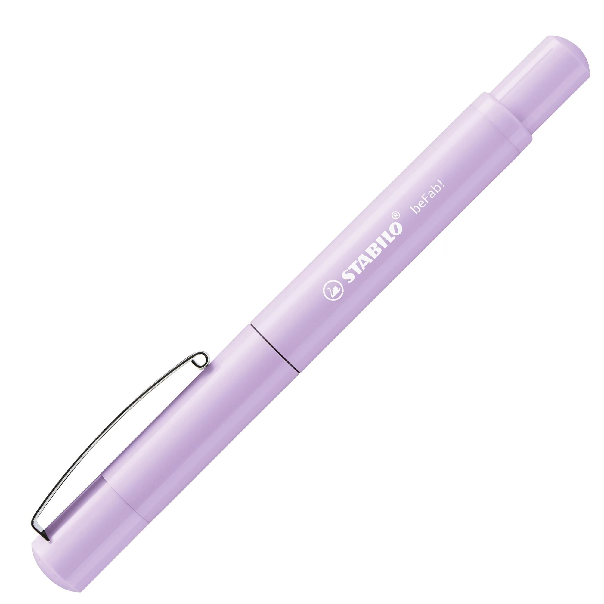 Penna Stilografica - STABILO beFab! Pastel in Lilla - Cartuccia Blu inclusa - Image 7