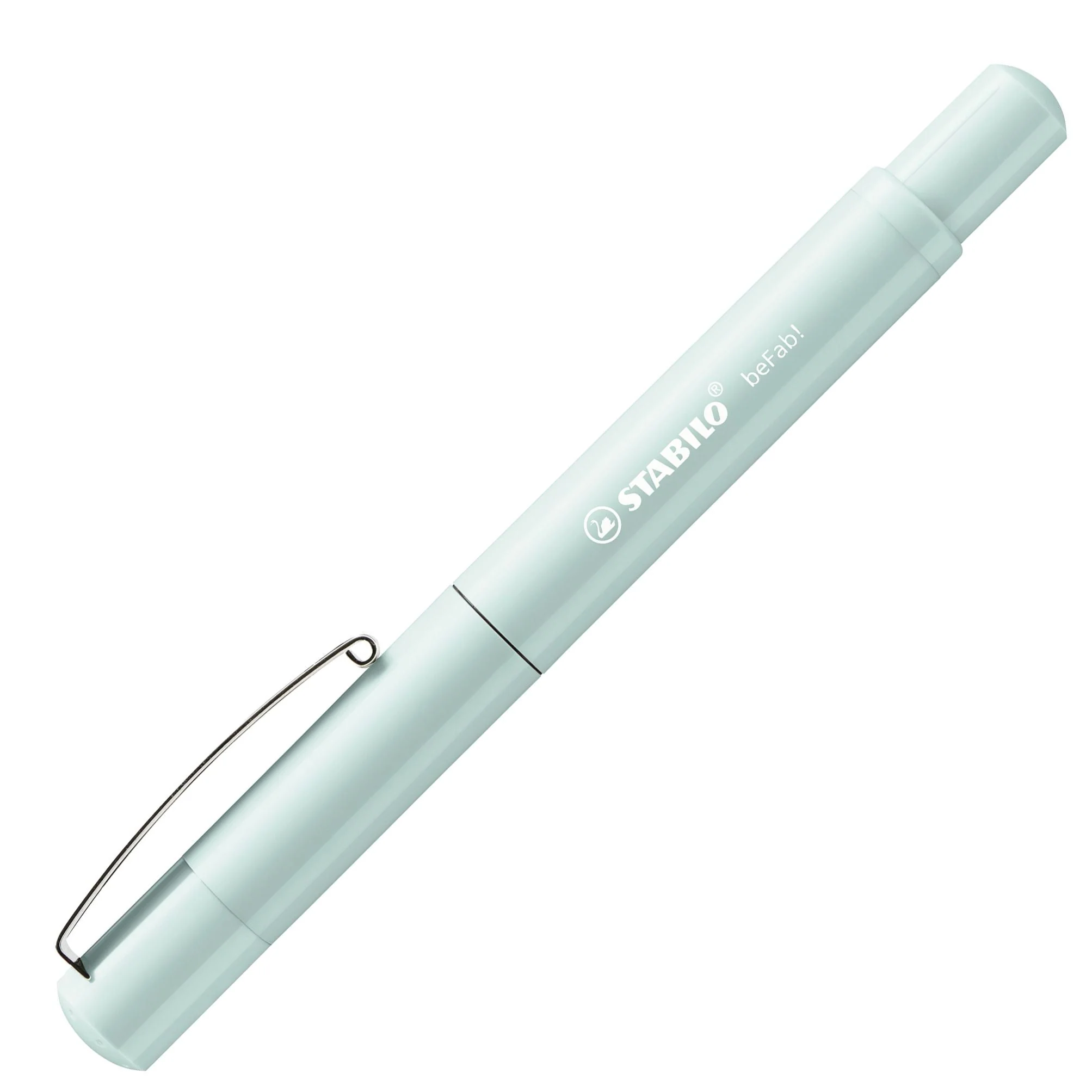 Penna Stilografica - STABILO beFab! Pastel in Turchese - Cartuccia Blu inclusa - Image 4