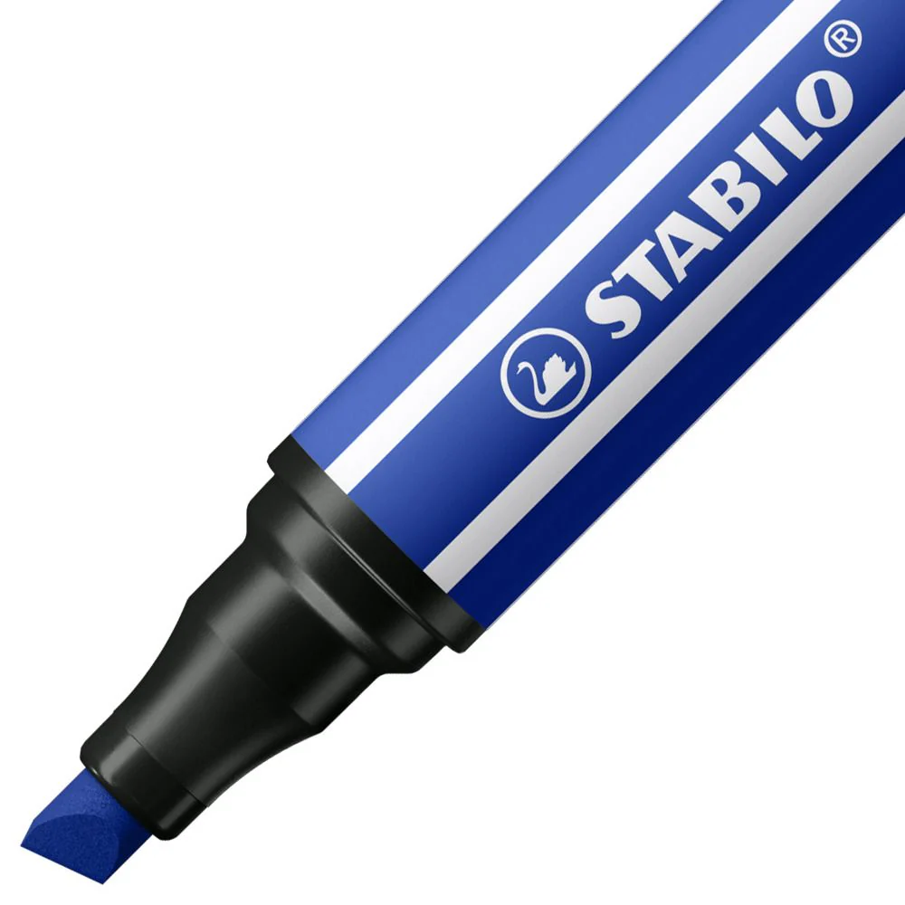 Pennarello Premium a tratto doppio (1 + 5 mm) - STABILO Pen 68 MAX - Blu Oltremare - Image 2