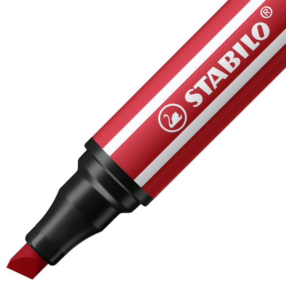 Pennarello Premium a tratto doppio (1 + 5 mm) - STABILO Pen 68 MAX - Carminio - Image 2