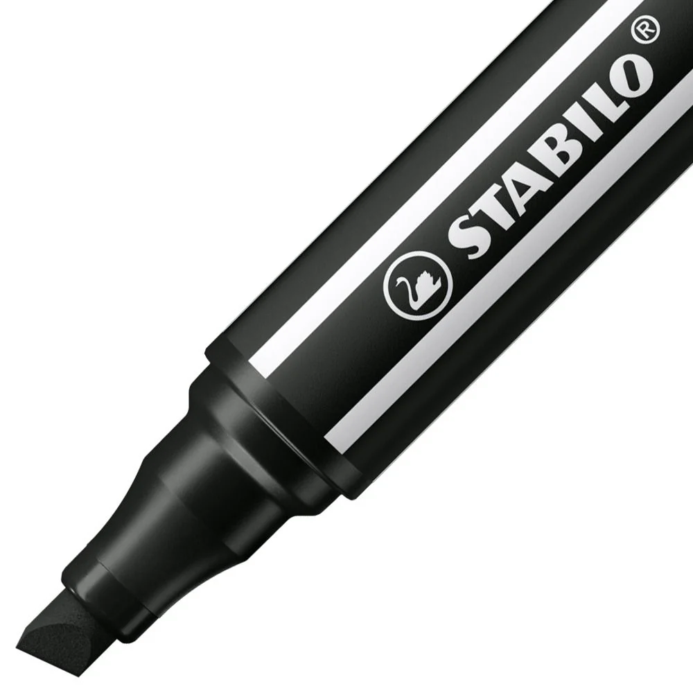 Pennarello Premium a tratto doppio (1 + 5 mm) - STABILO Pen 68 MAX - Nero - Image 2