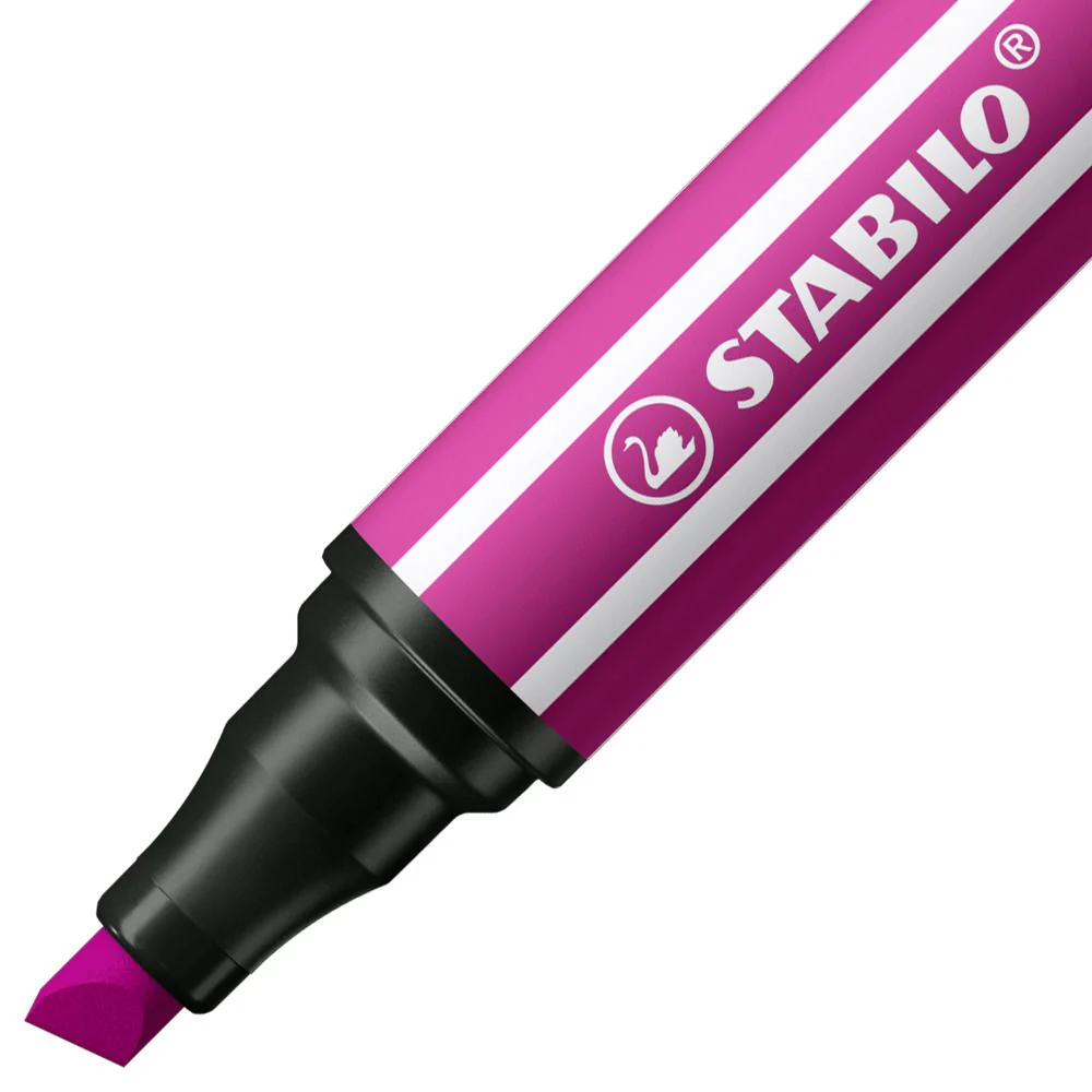 Pennarello Premium a tratto doppio (1 + 5 mm) - STABILO Pen 68 MAX - Rosa Scuro - Image 2