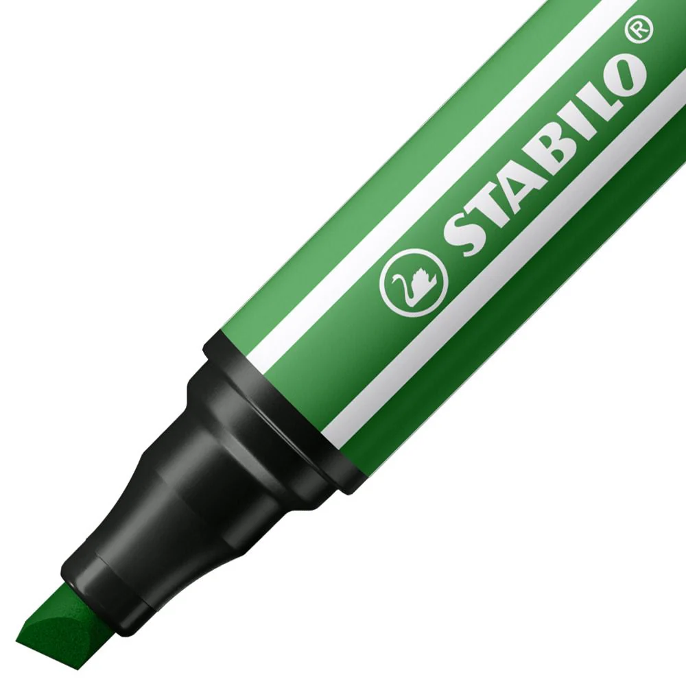 Pennarello Premium a tratto doppio (1 + 5 mm) - STABILO Pen 68 MAX - Verde Smeraldo - Image 2