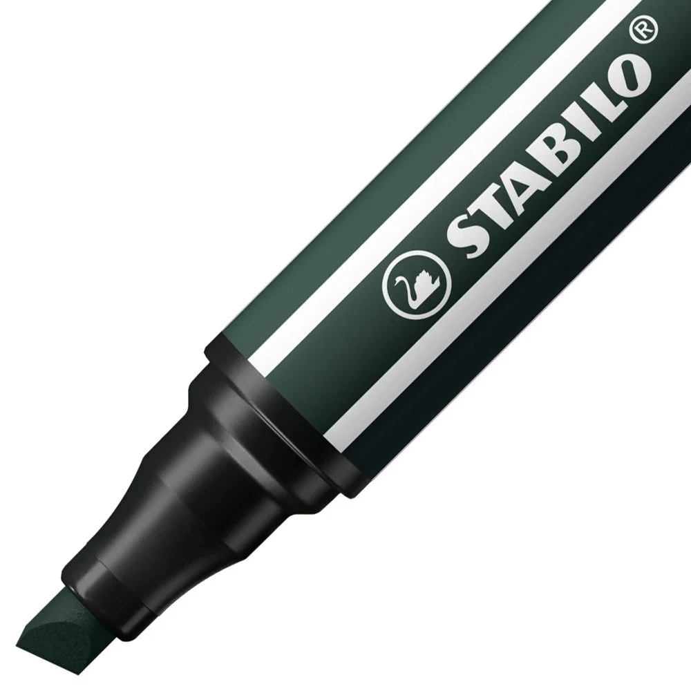 Pennarello Premium a tratto doppio (1 + 5 mm) - STABILO Pen 68 MAX - Verde Terra - Image 2