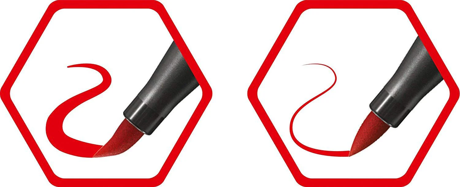 Pennarello Premium con punta a pennello - STABILO Pen 68 brush - Arancione - Image 6
